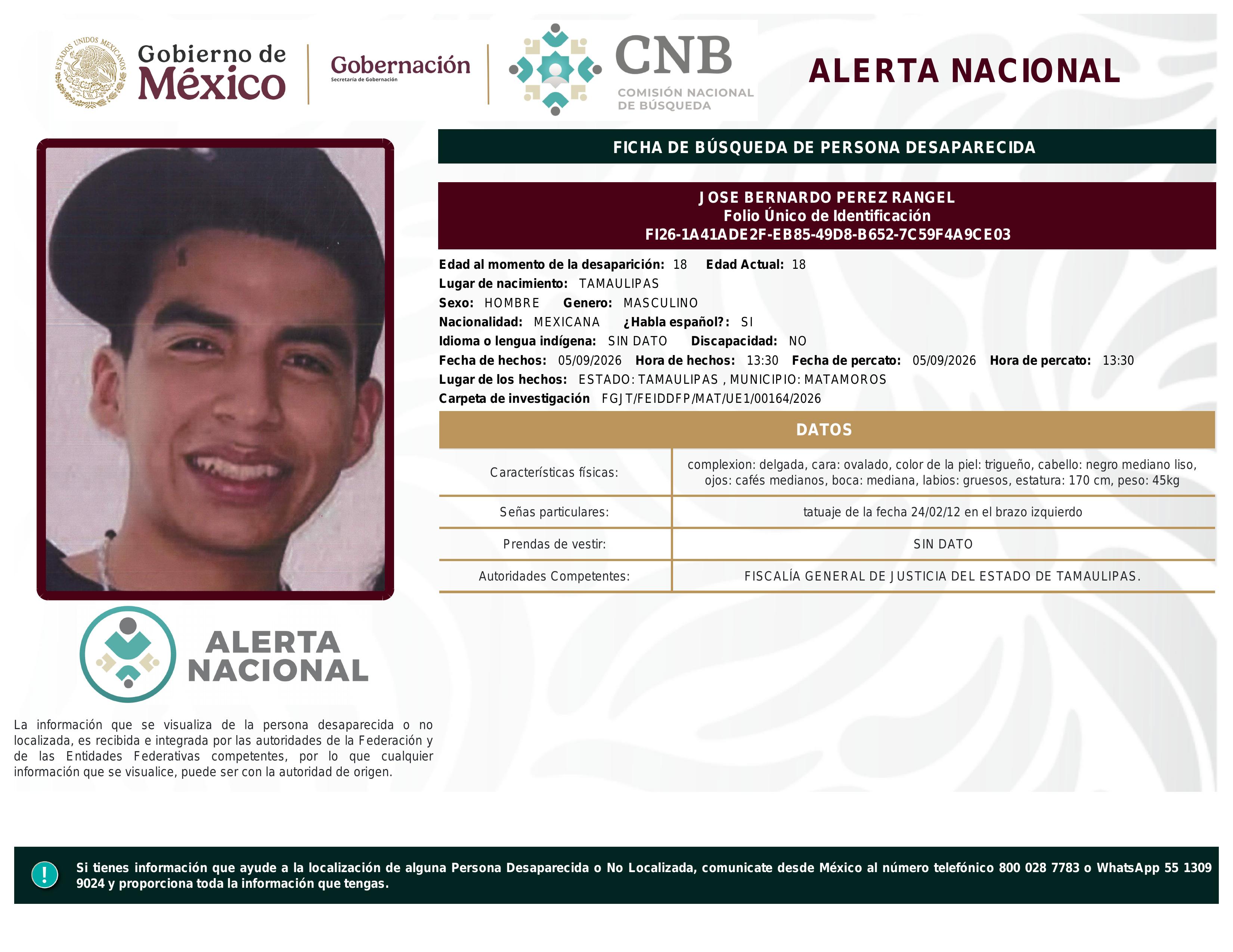 alerta nacional
