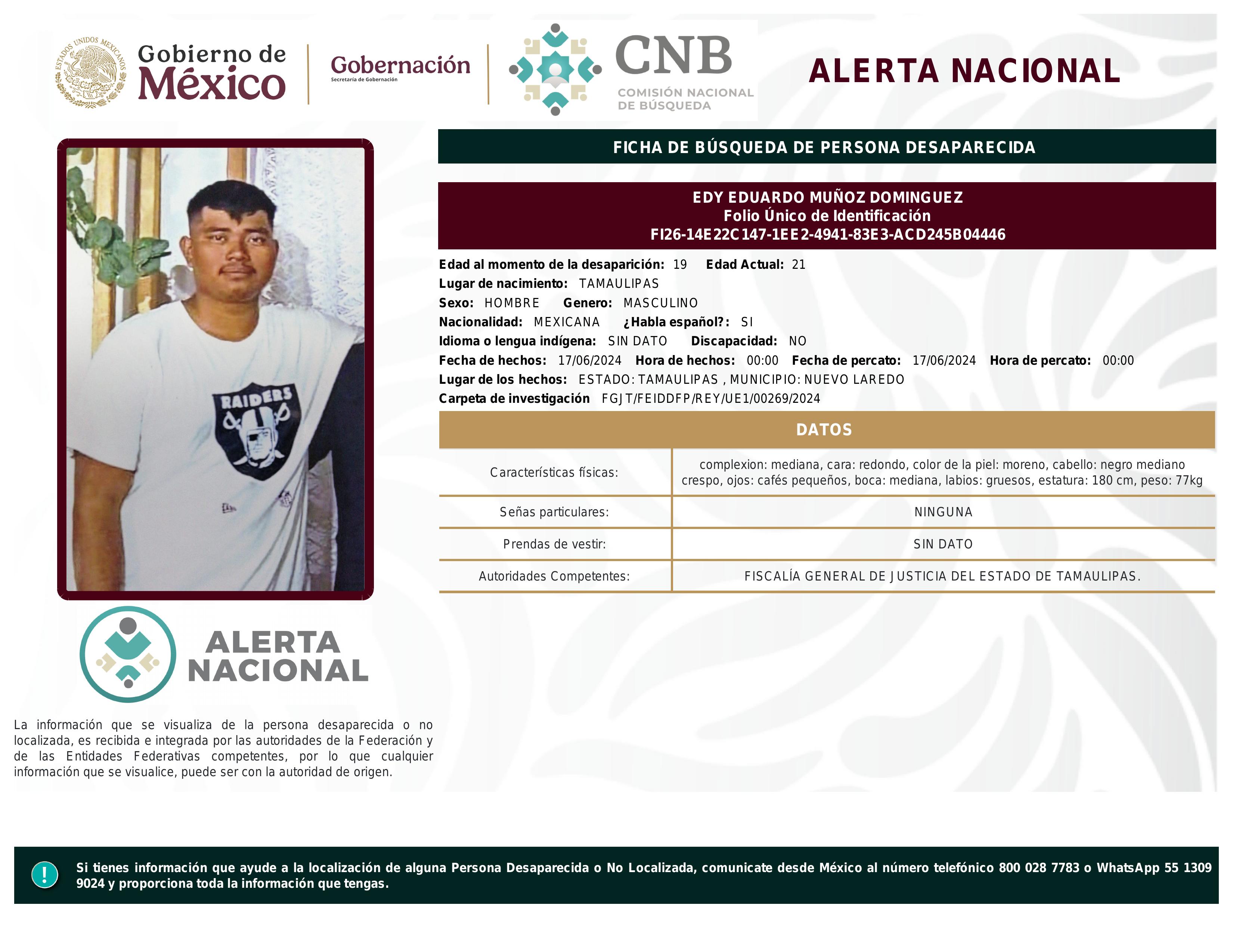 alerta nacional
