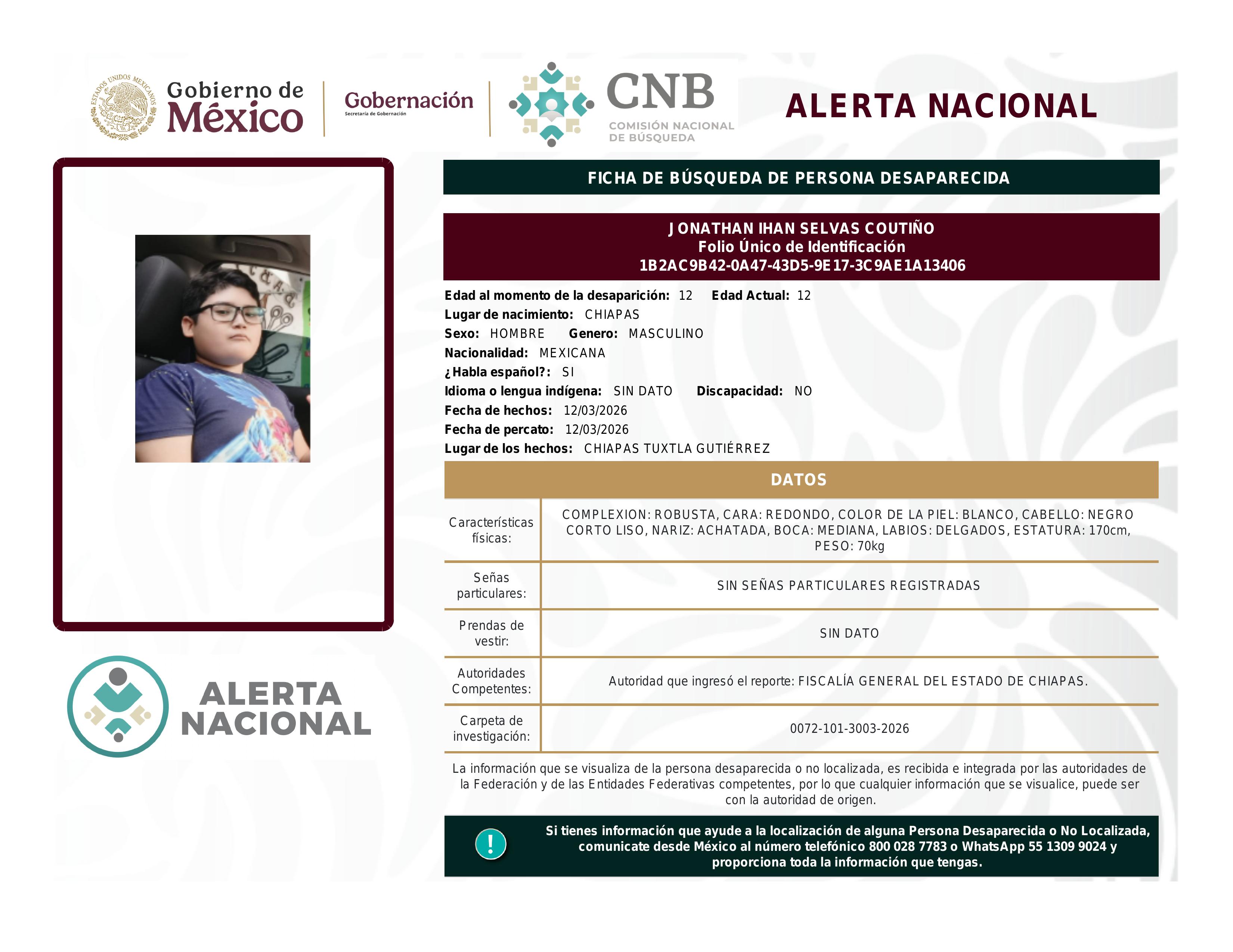 alerta nacional
