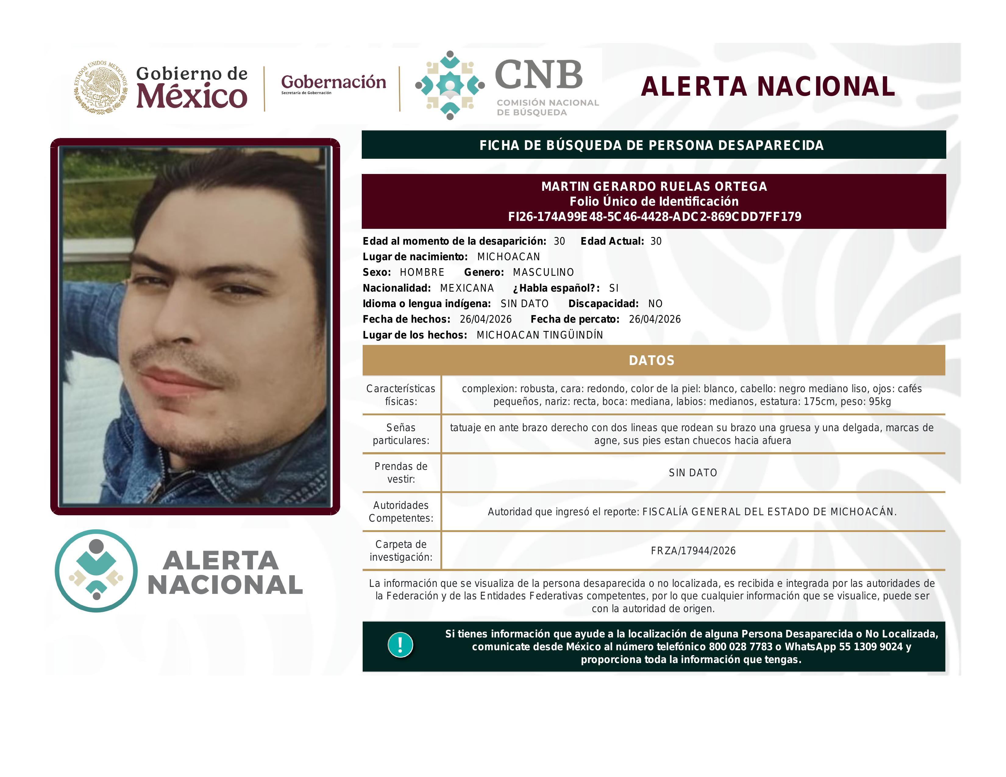 alerta nacional