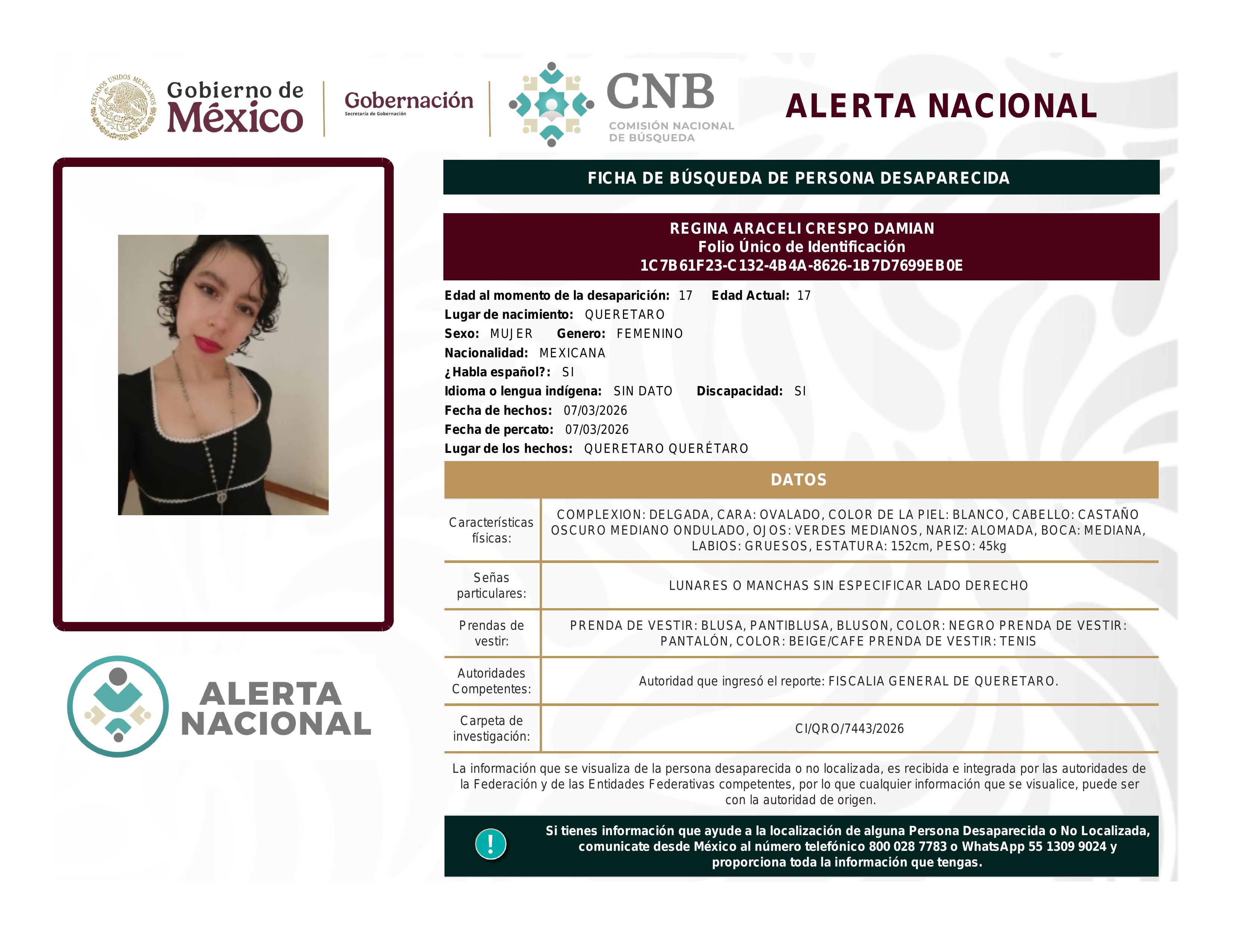 alerta nacional