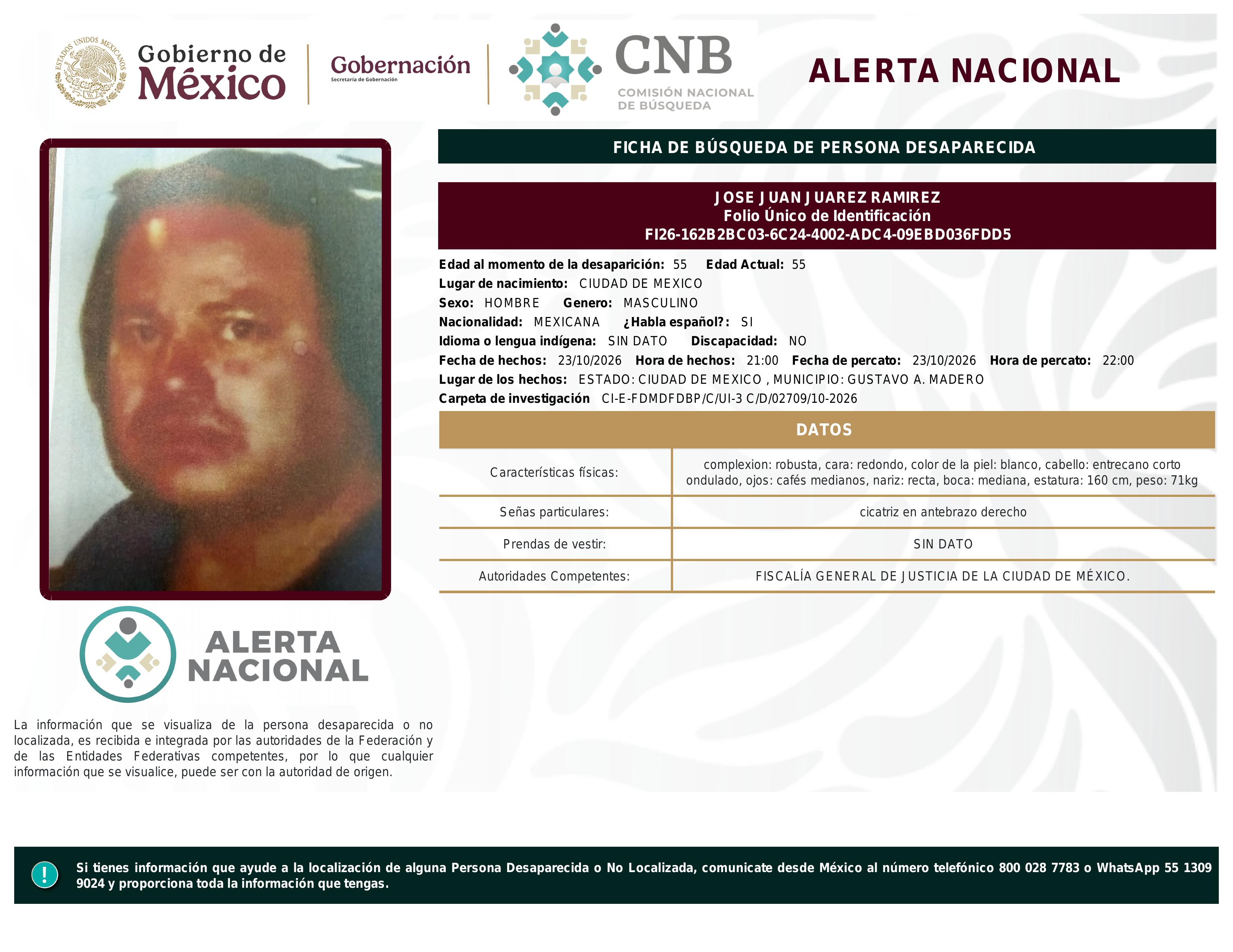 alerta nacional