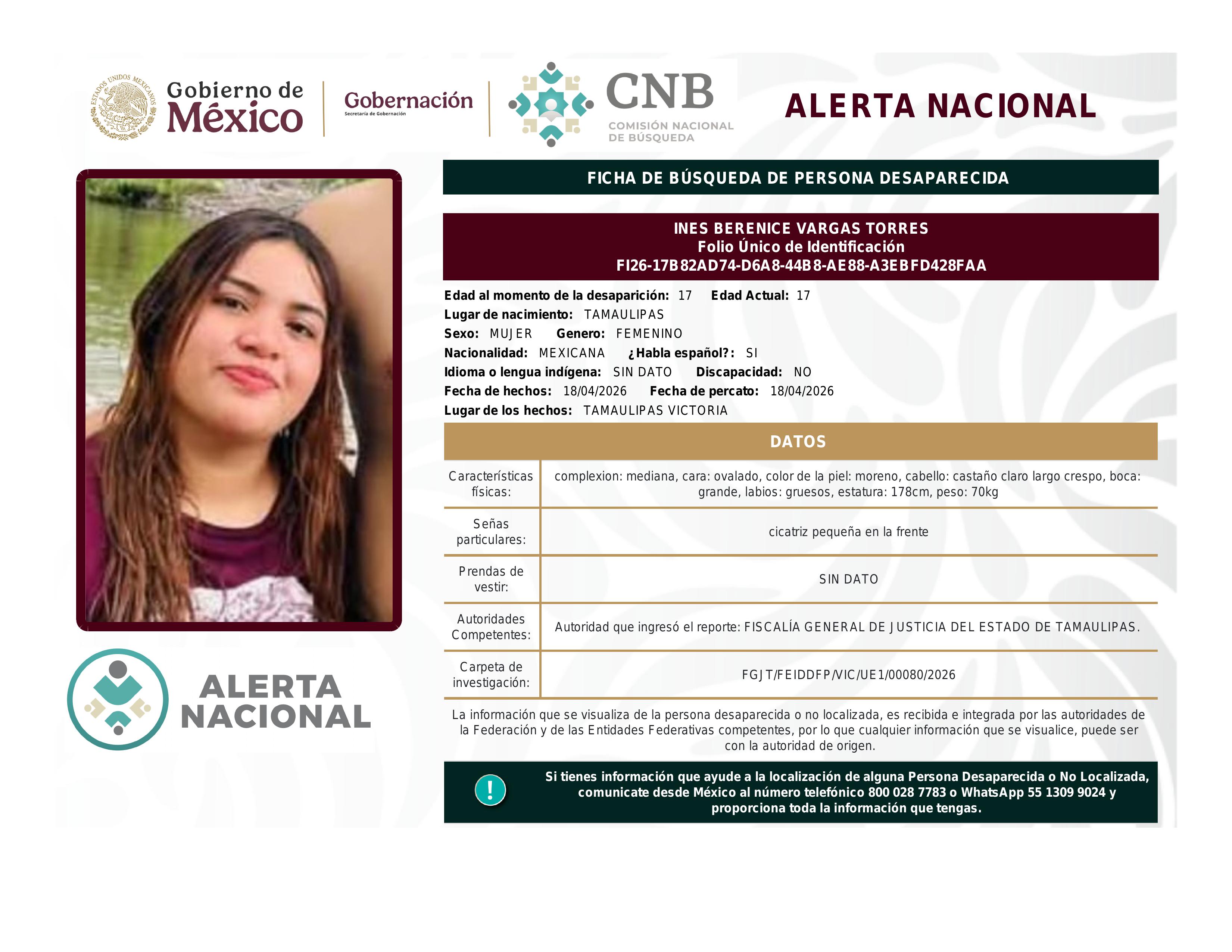 alerta nacional
