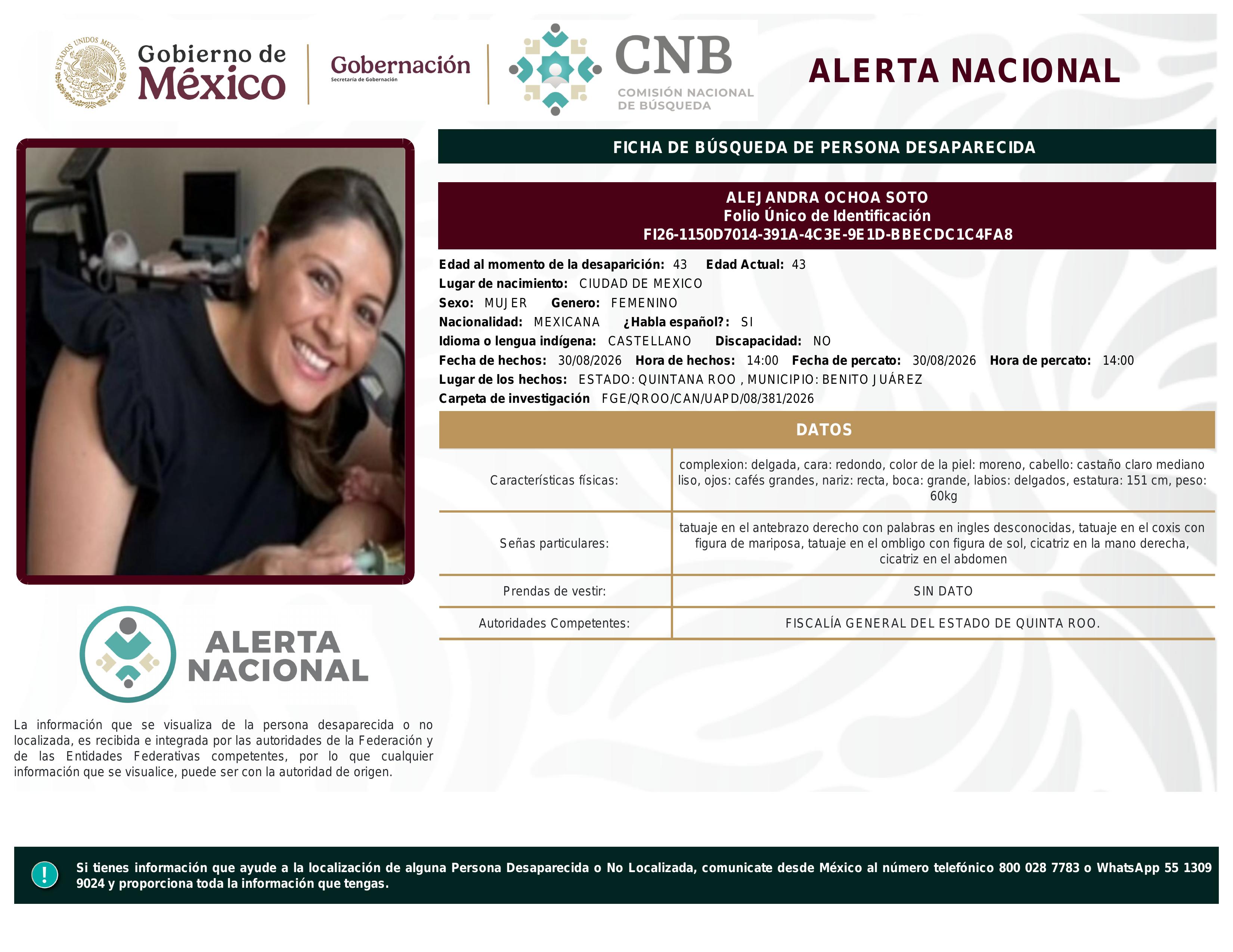 alerta nacional