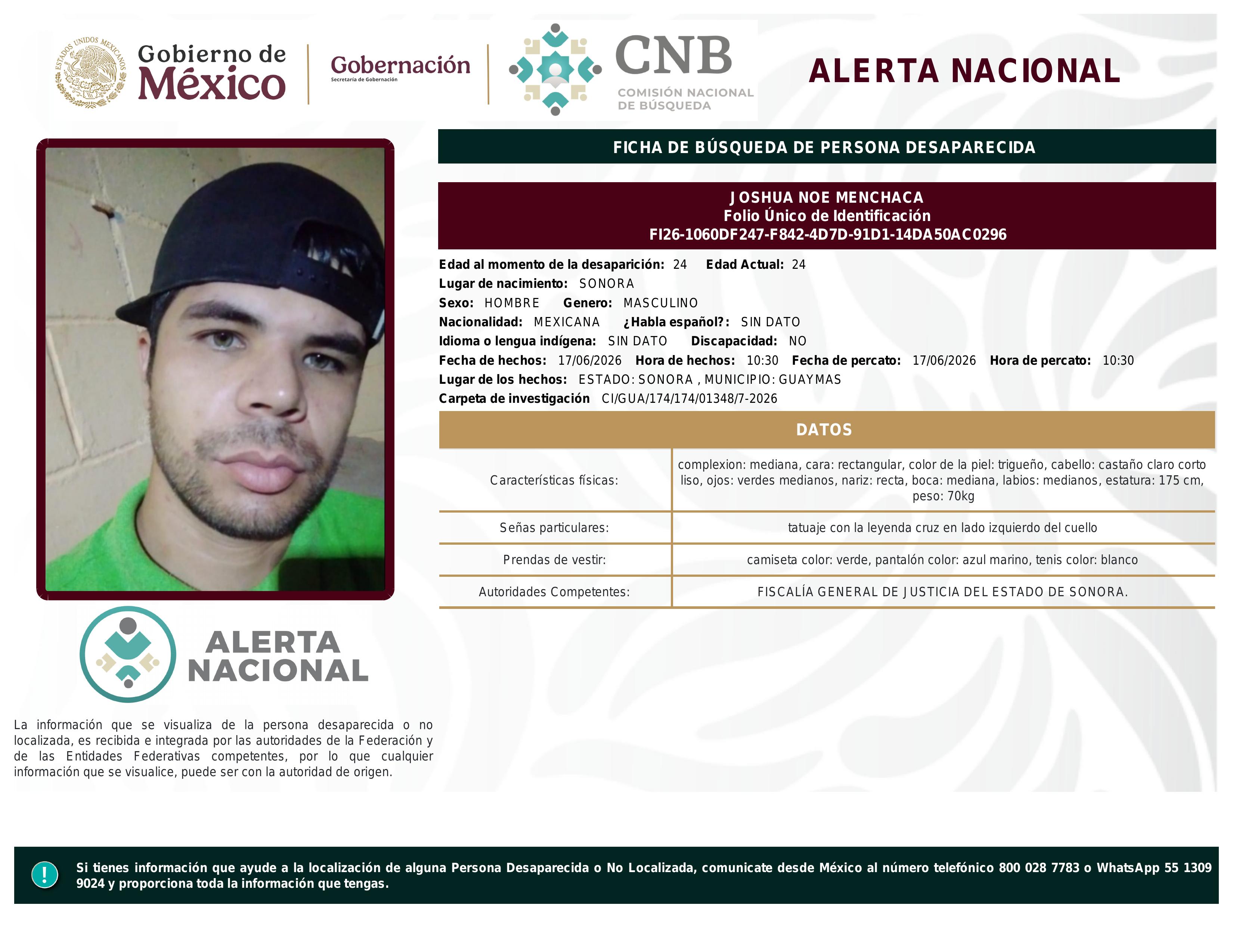 alerta nacional
