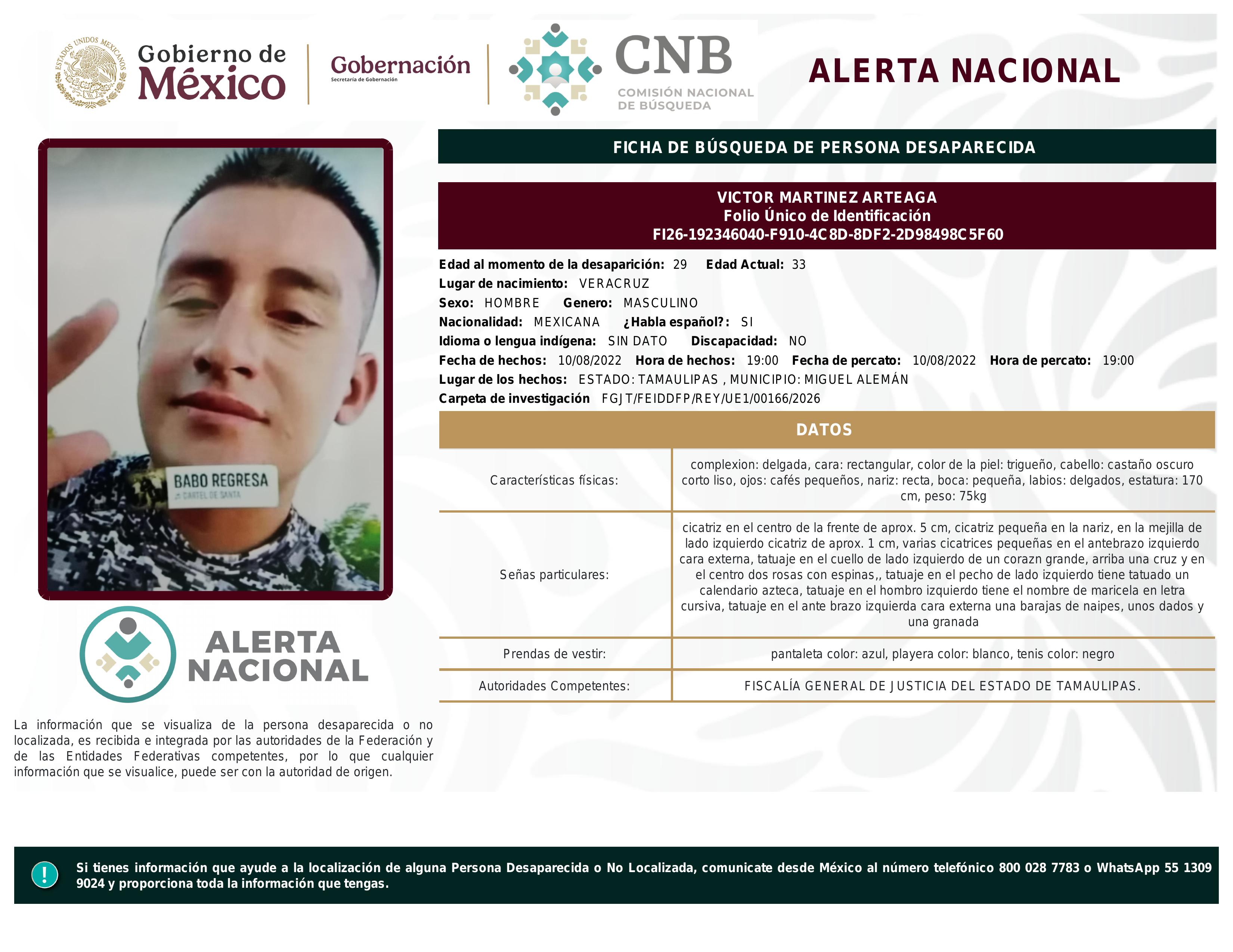 alerta nacional