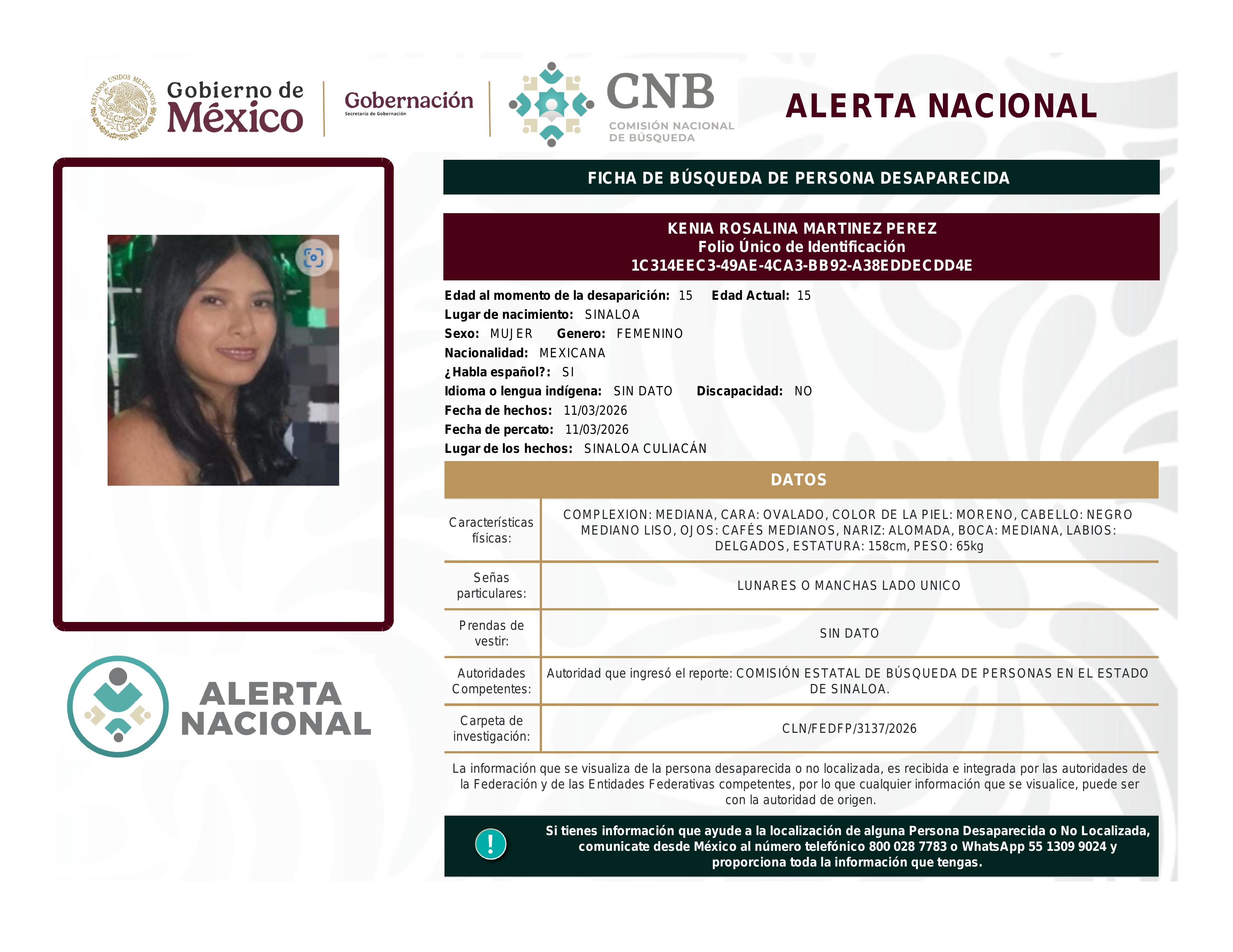 alerta nacional