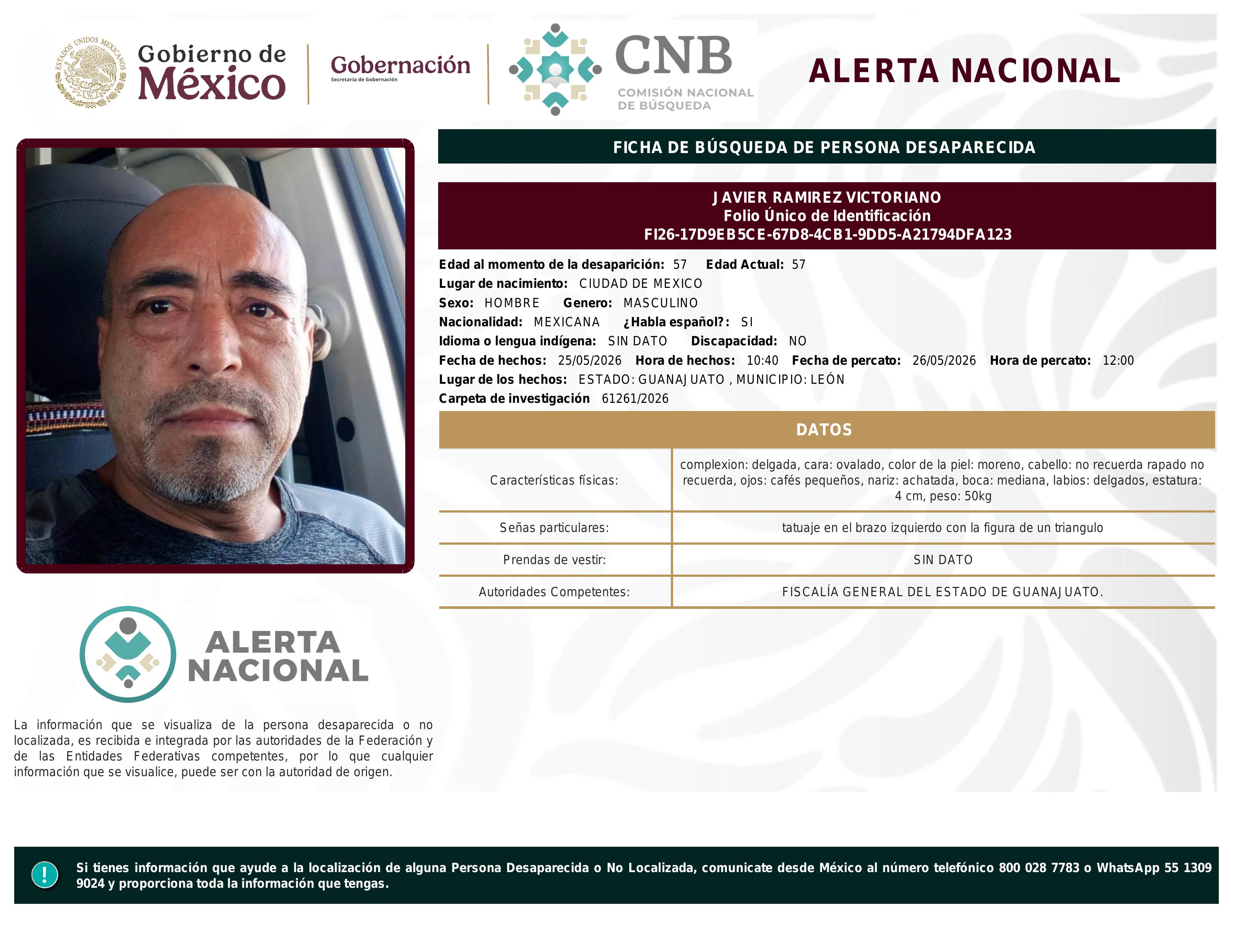 alerta nacional