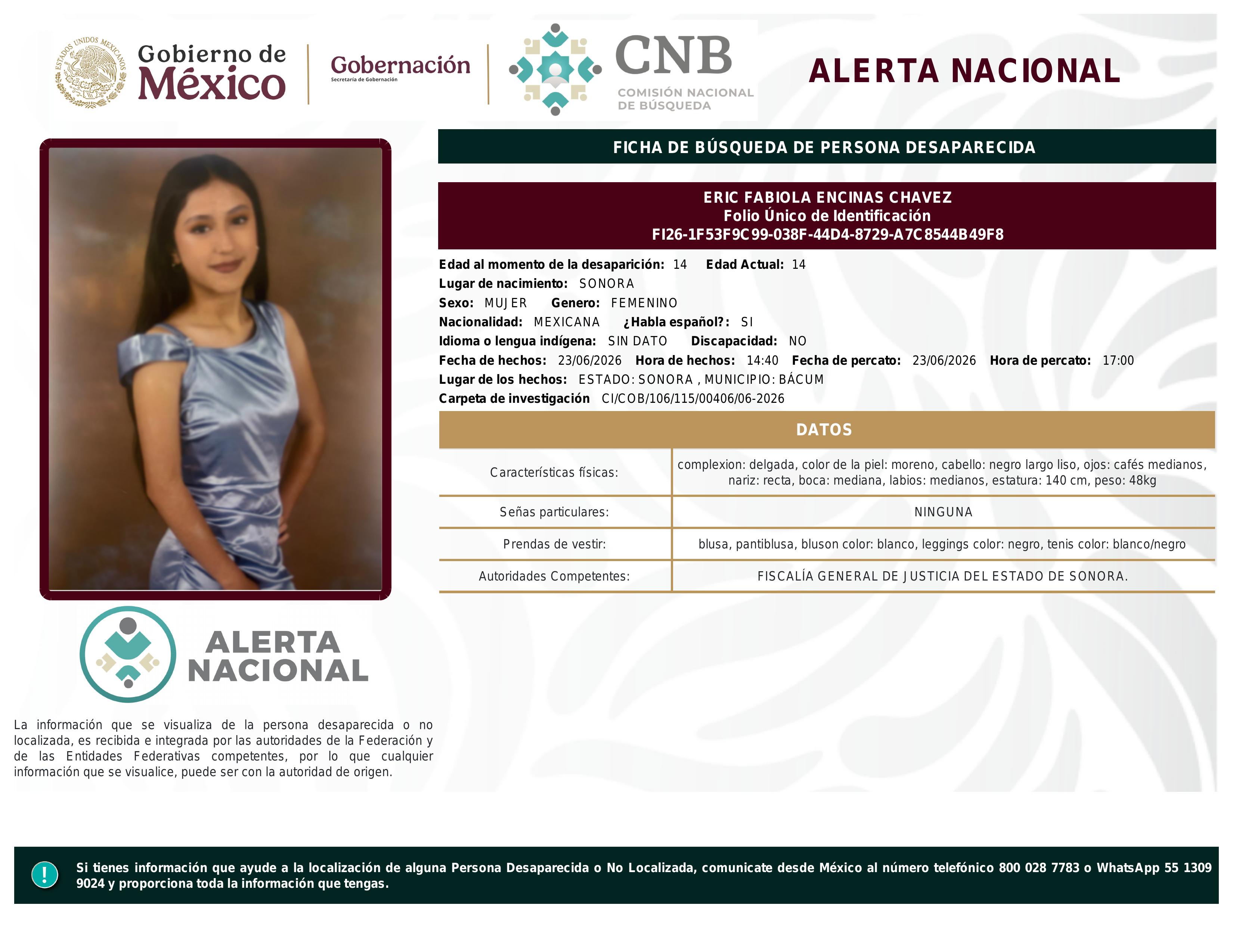 alerta nacional