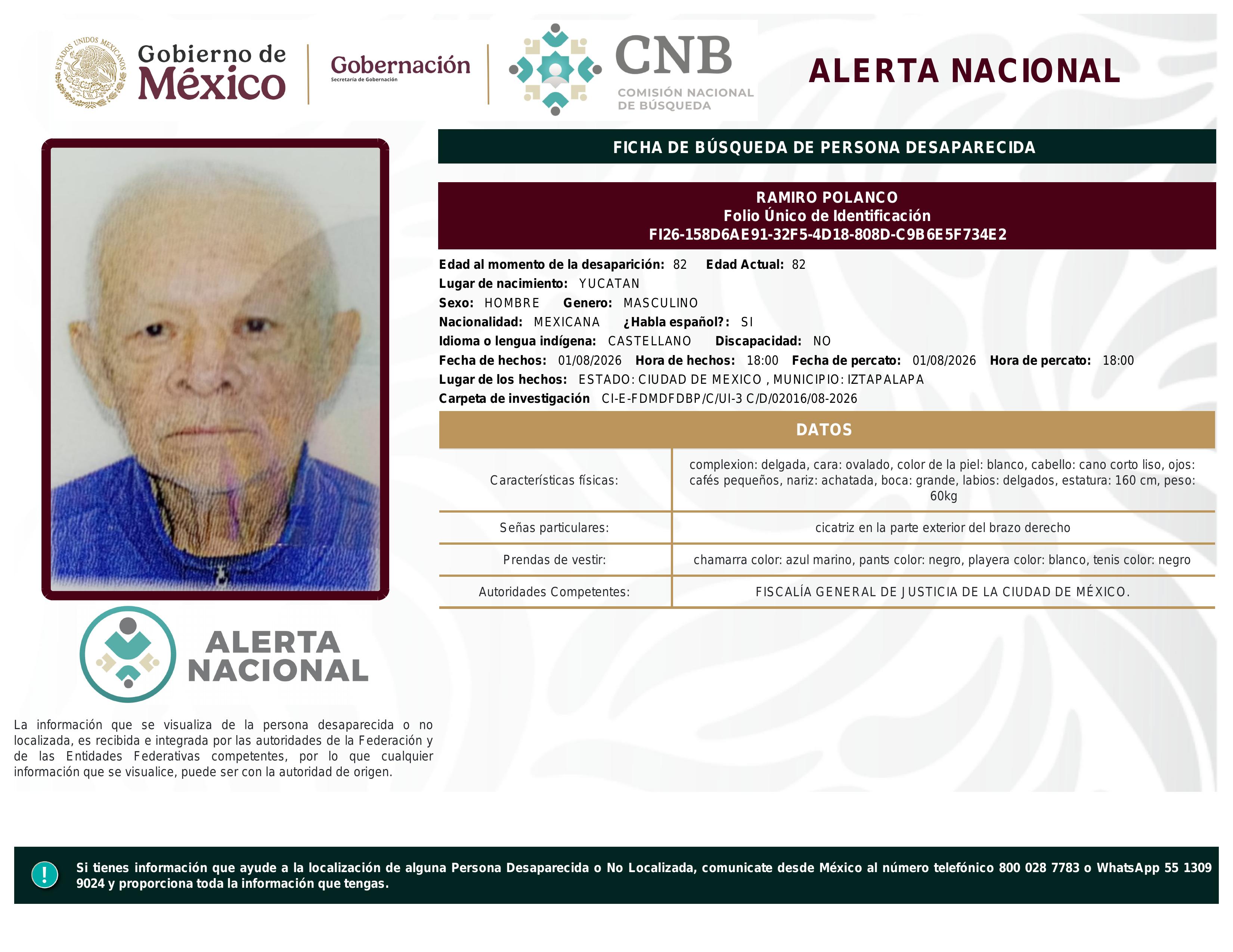 alerta nacional