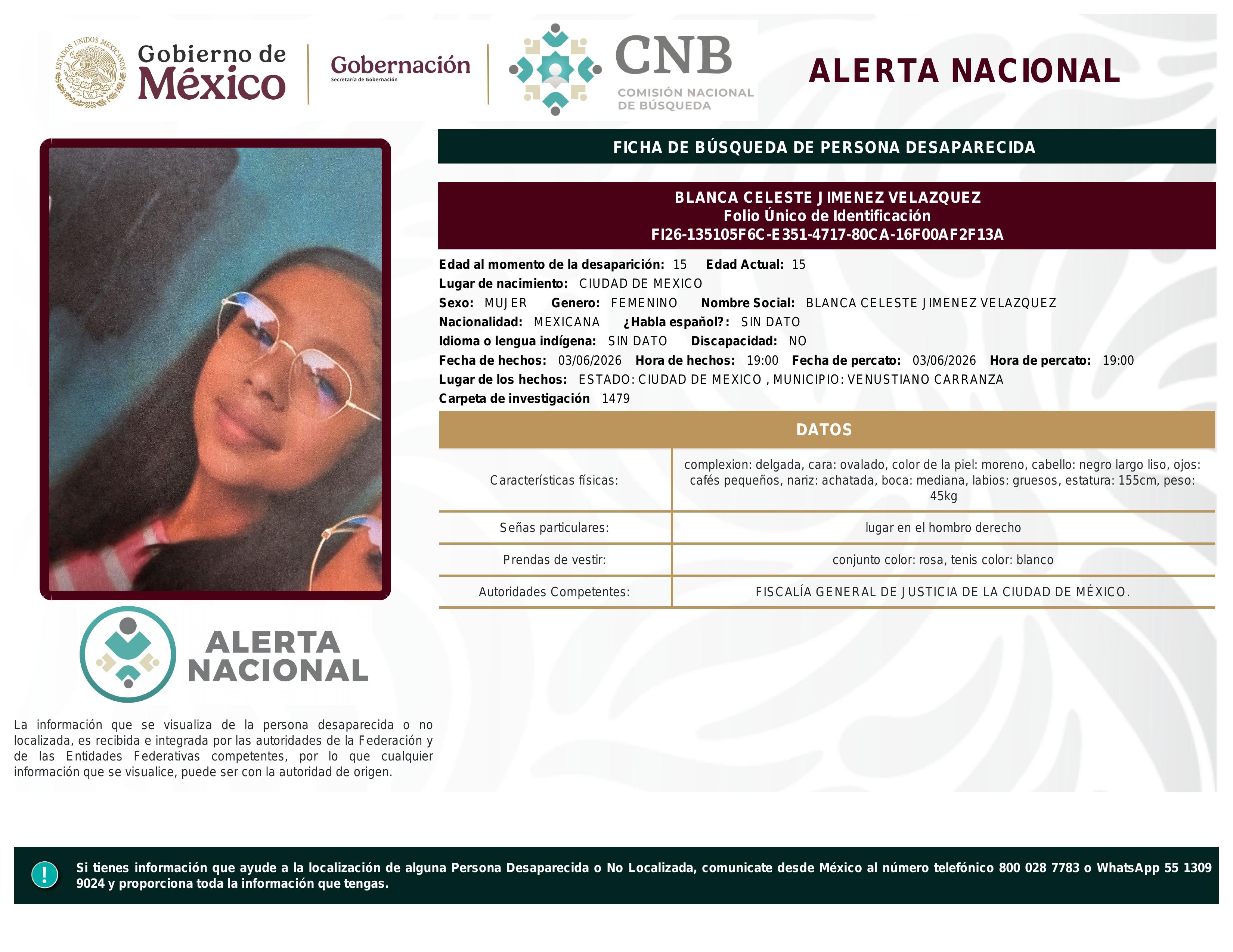 alerta nacional