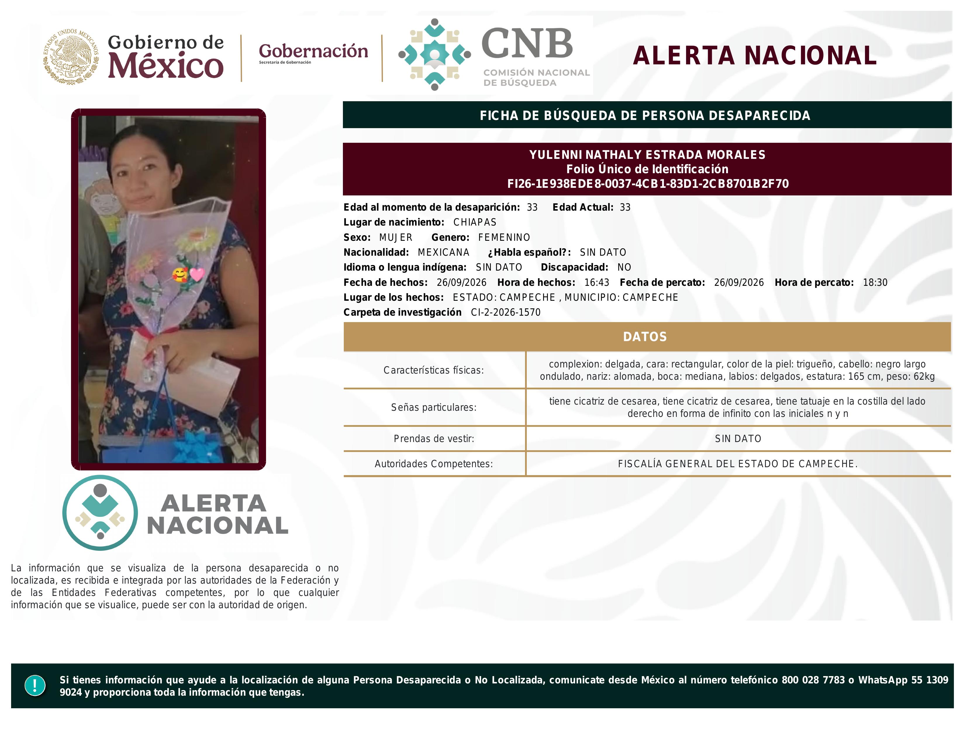 alerta nacional
