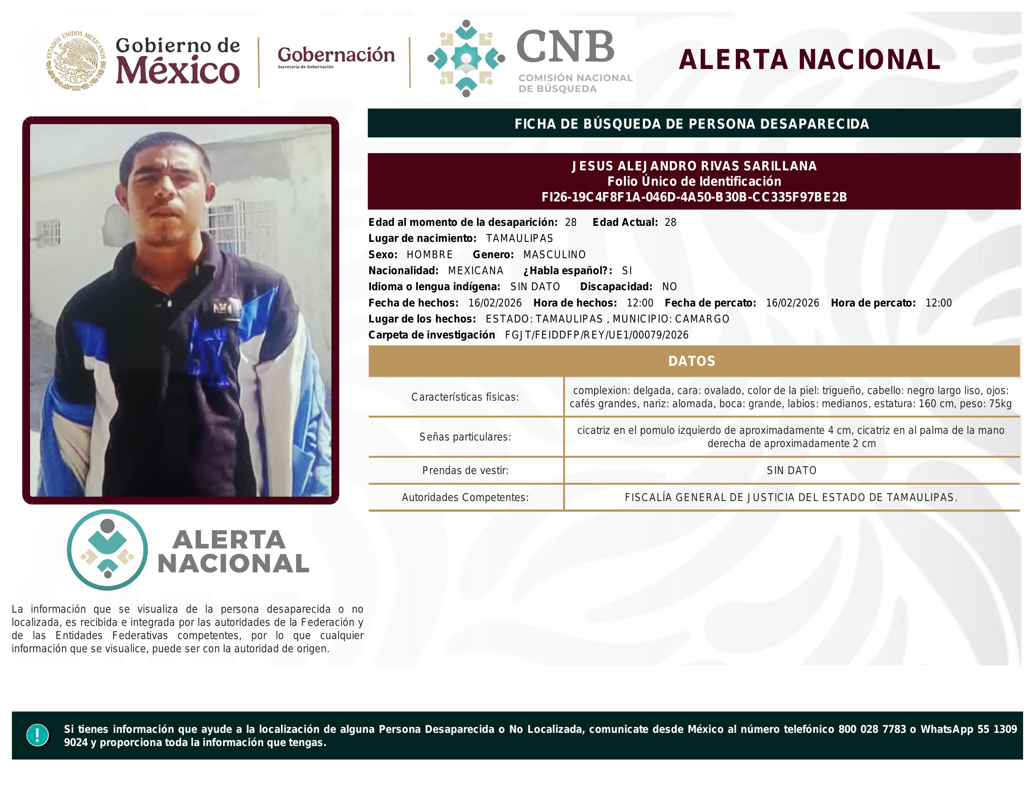 alerta nacional