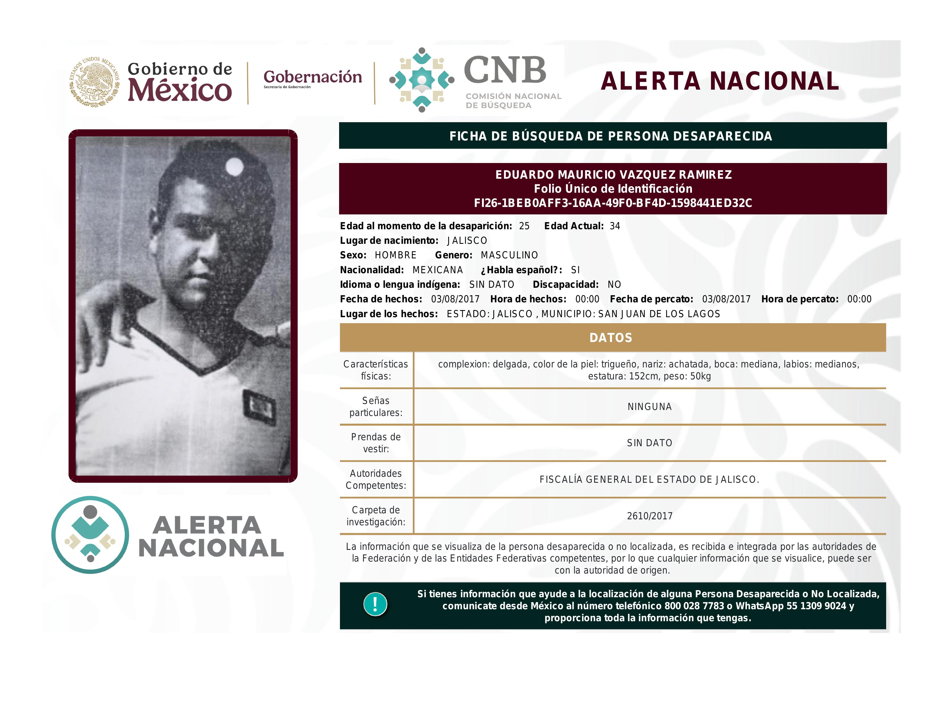 alerta nacional