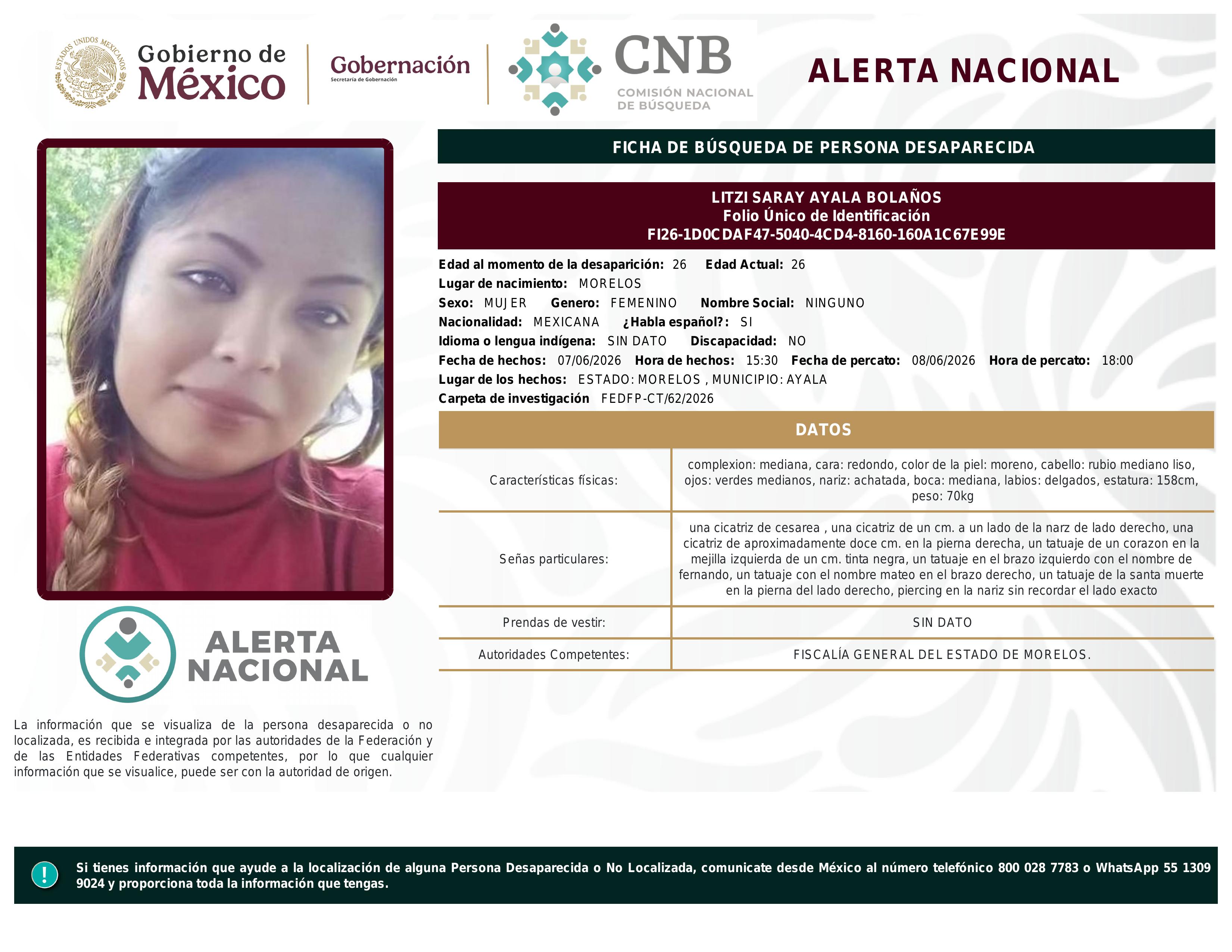 alerta nacional