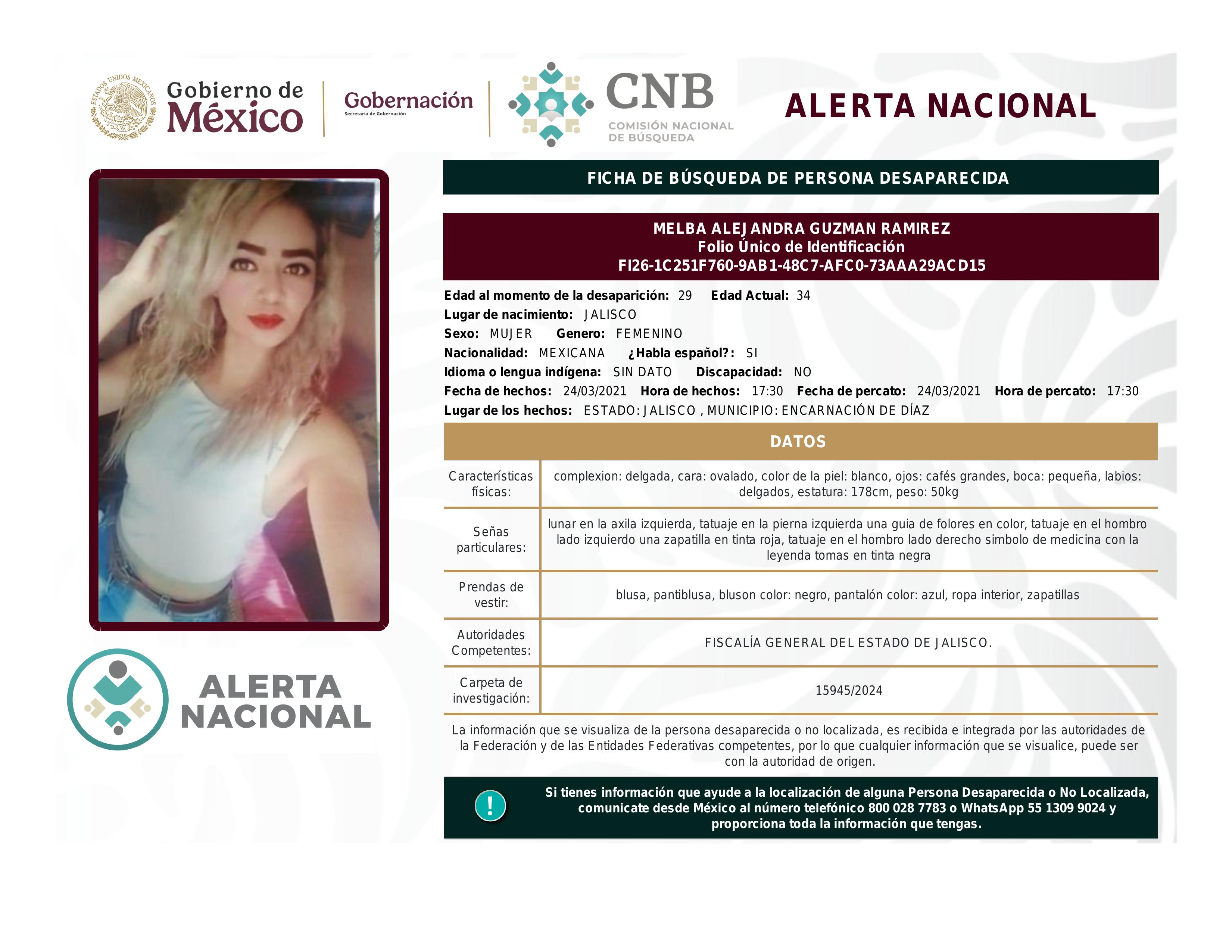 alerta nacional