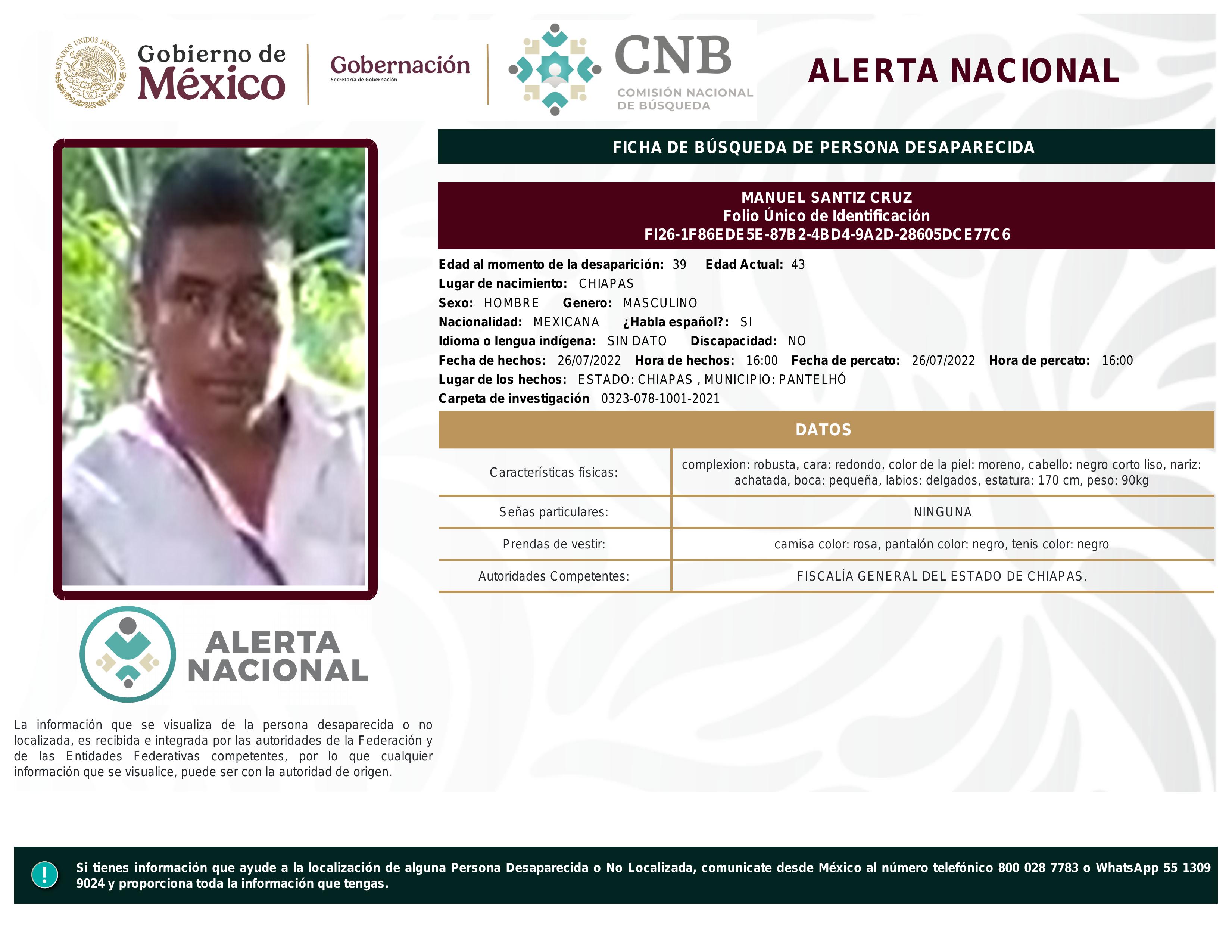 alerta nacional