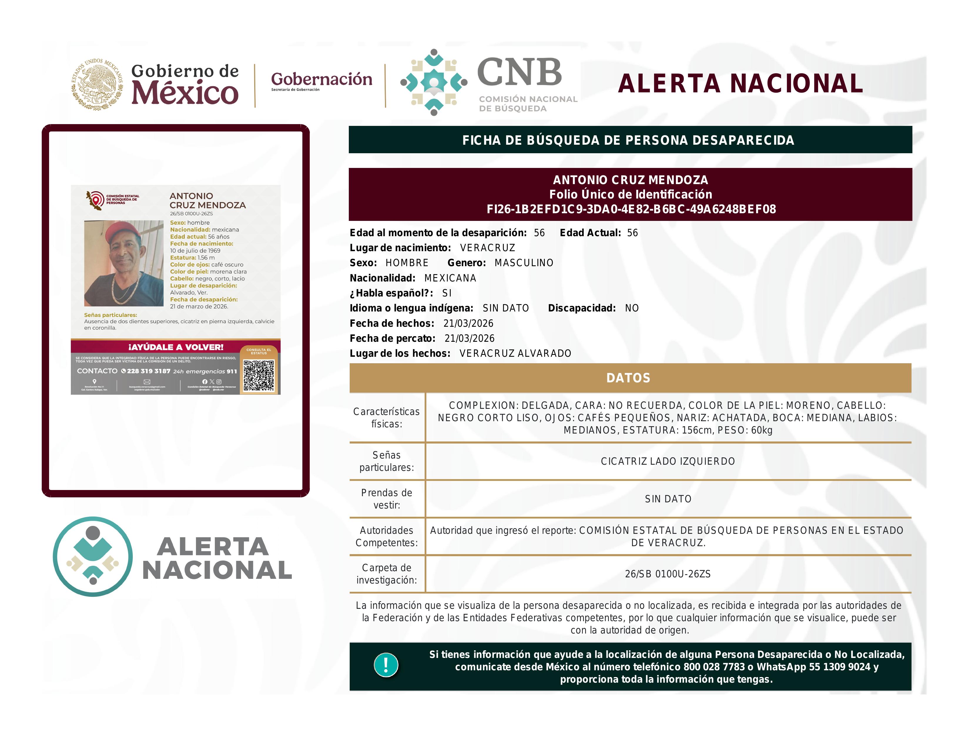 alerta nacional