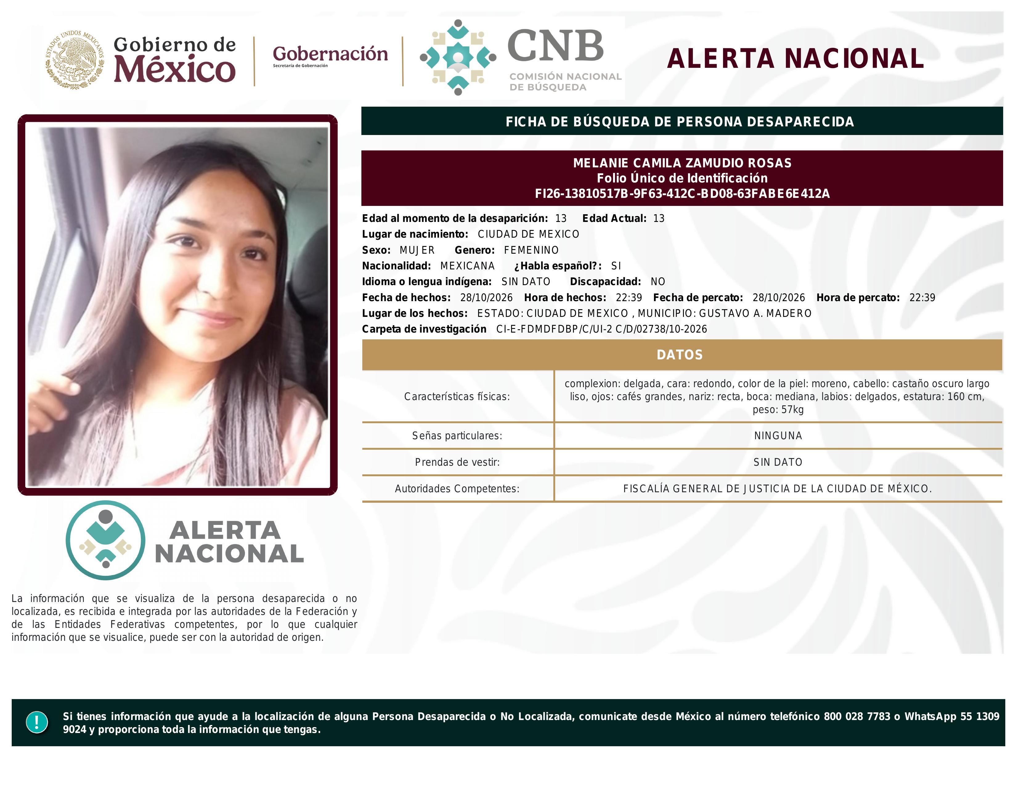alerta nacional