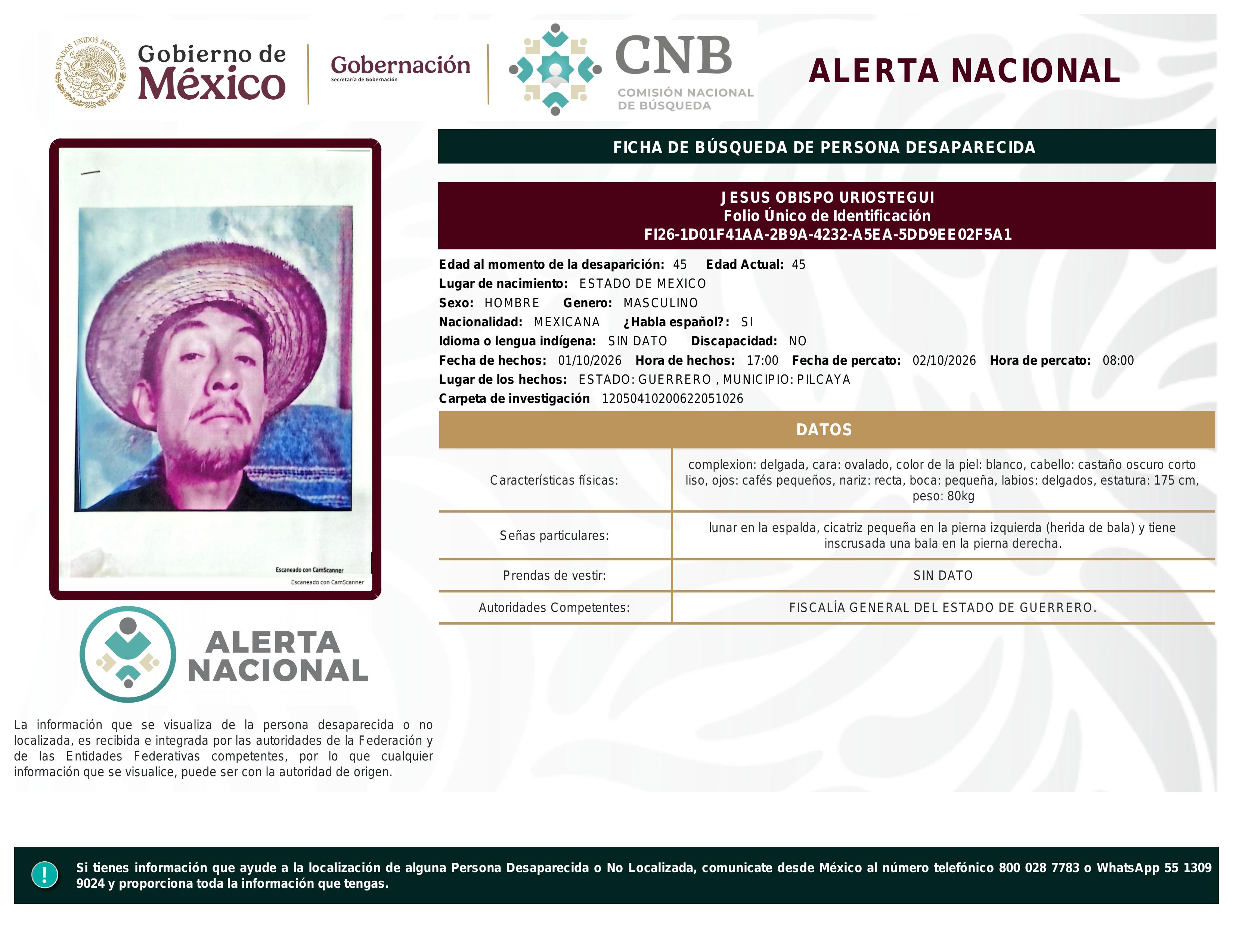 alerta nacional
