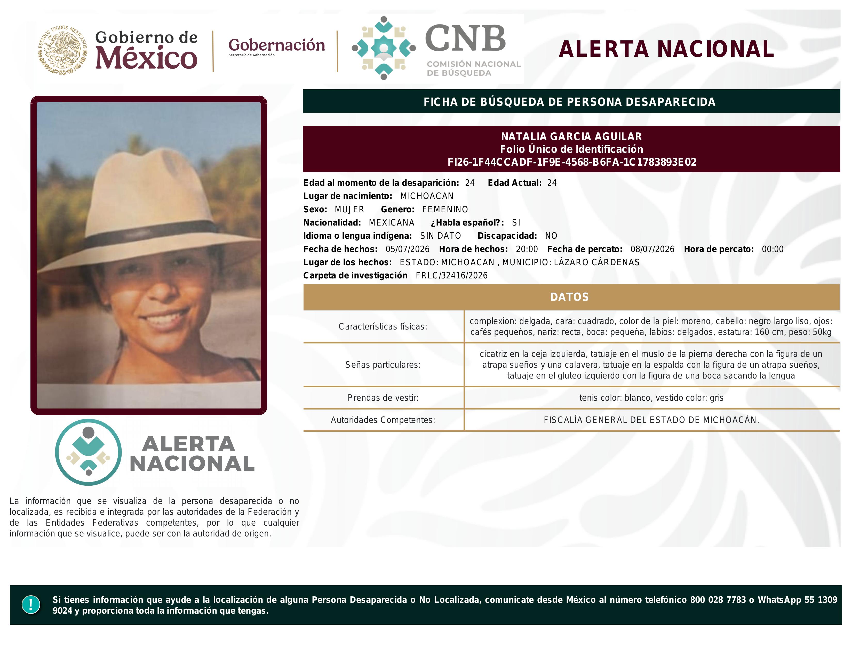 alerta nacional