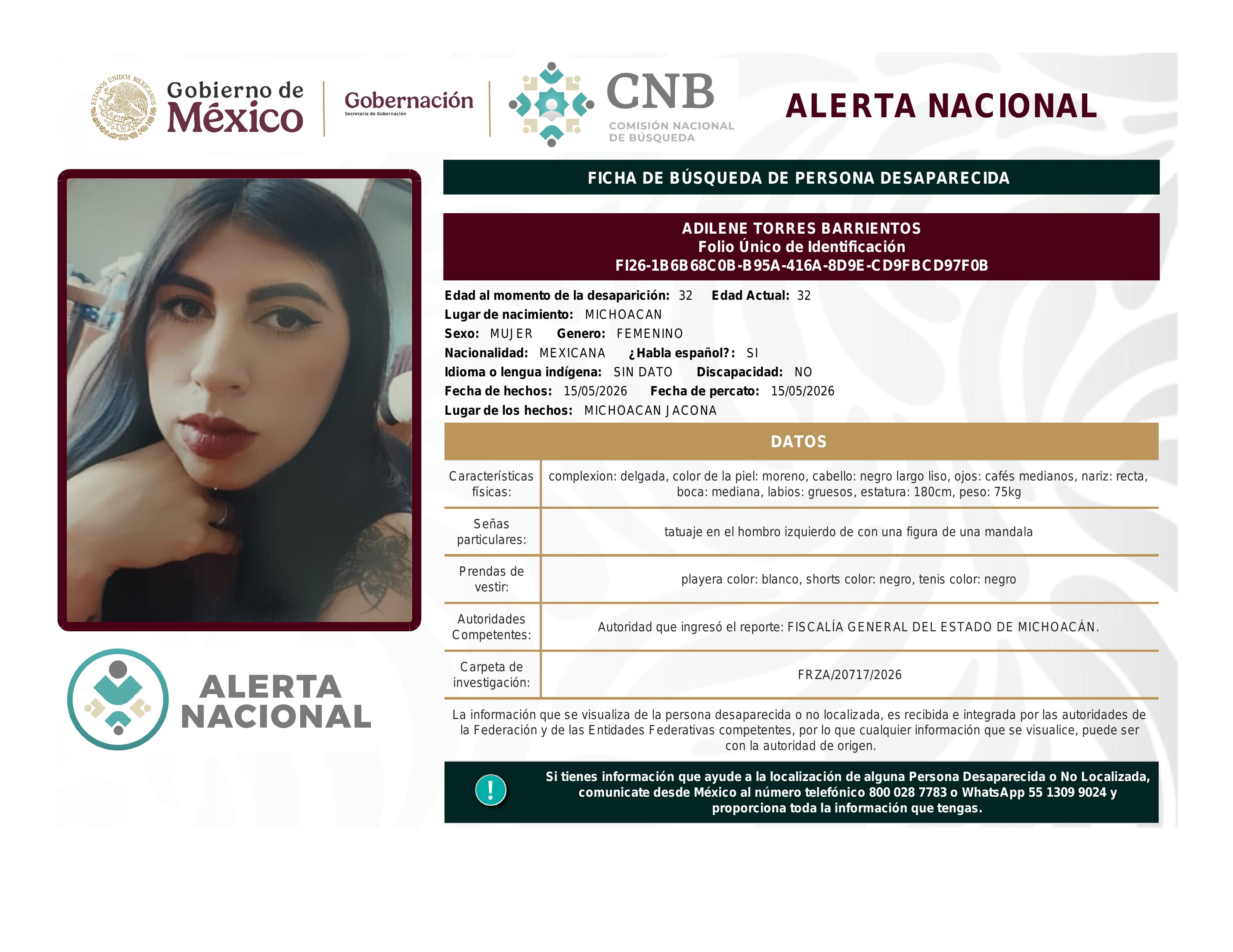 alerta nacional