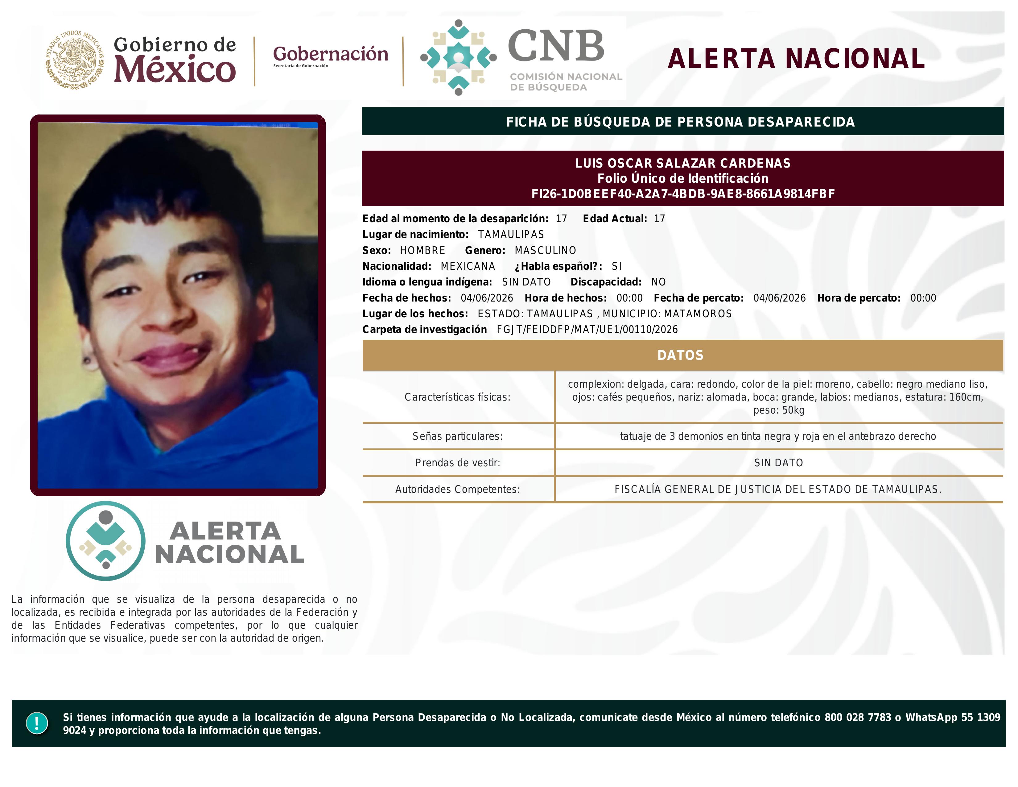 alerta nacional