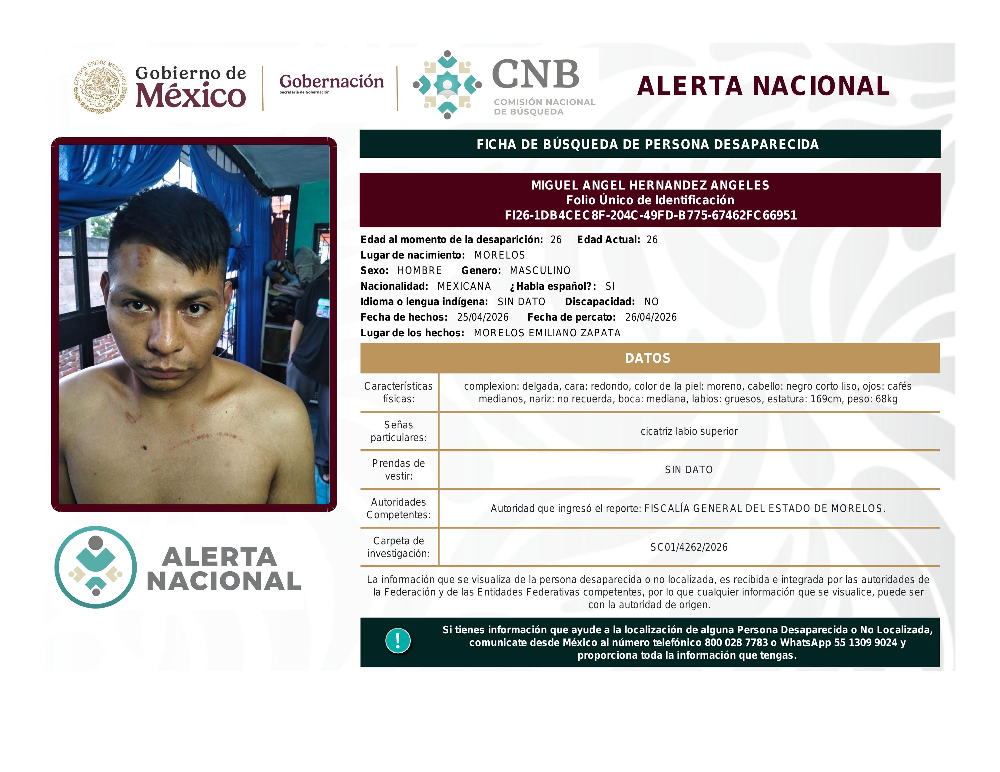 alerta nacional