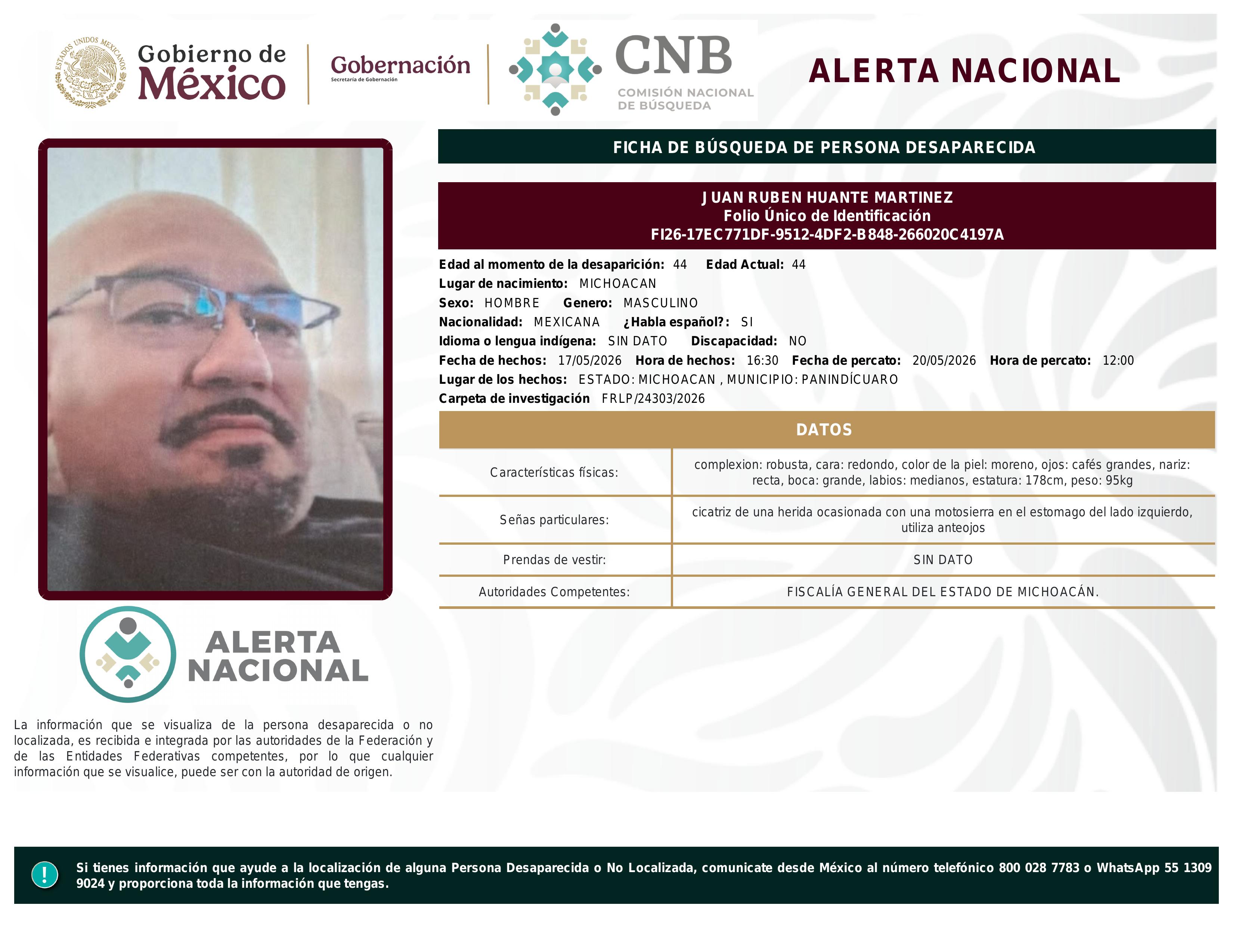 alerta nacional