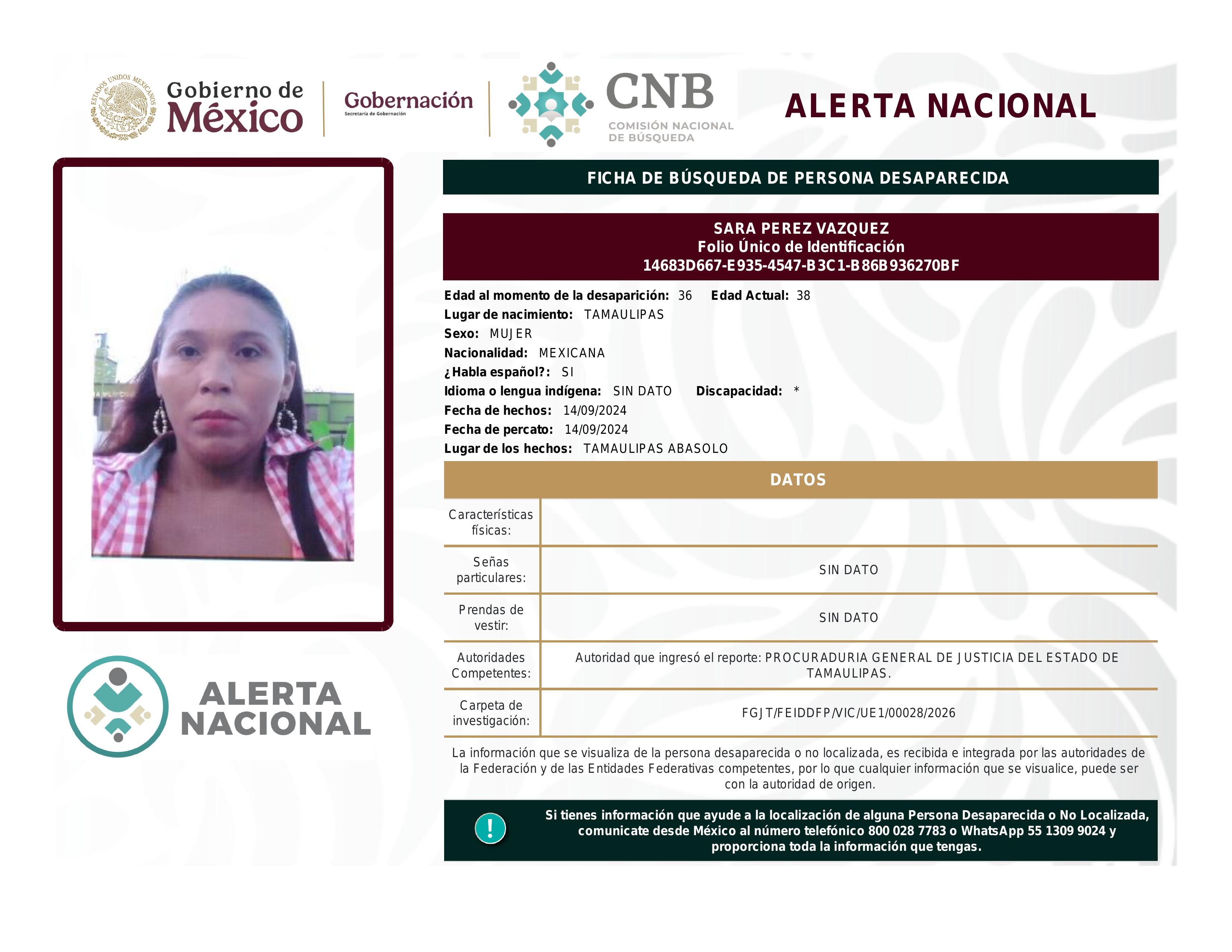 alerta nacional