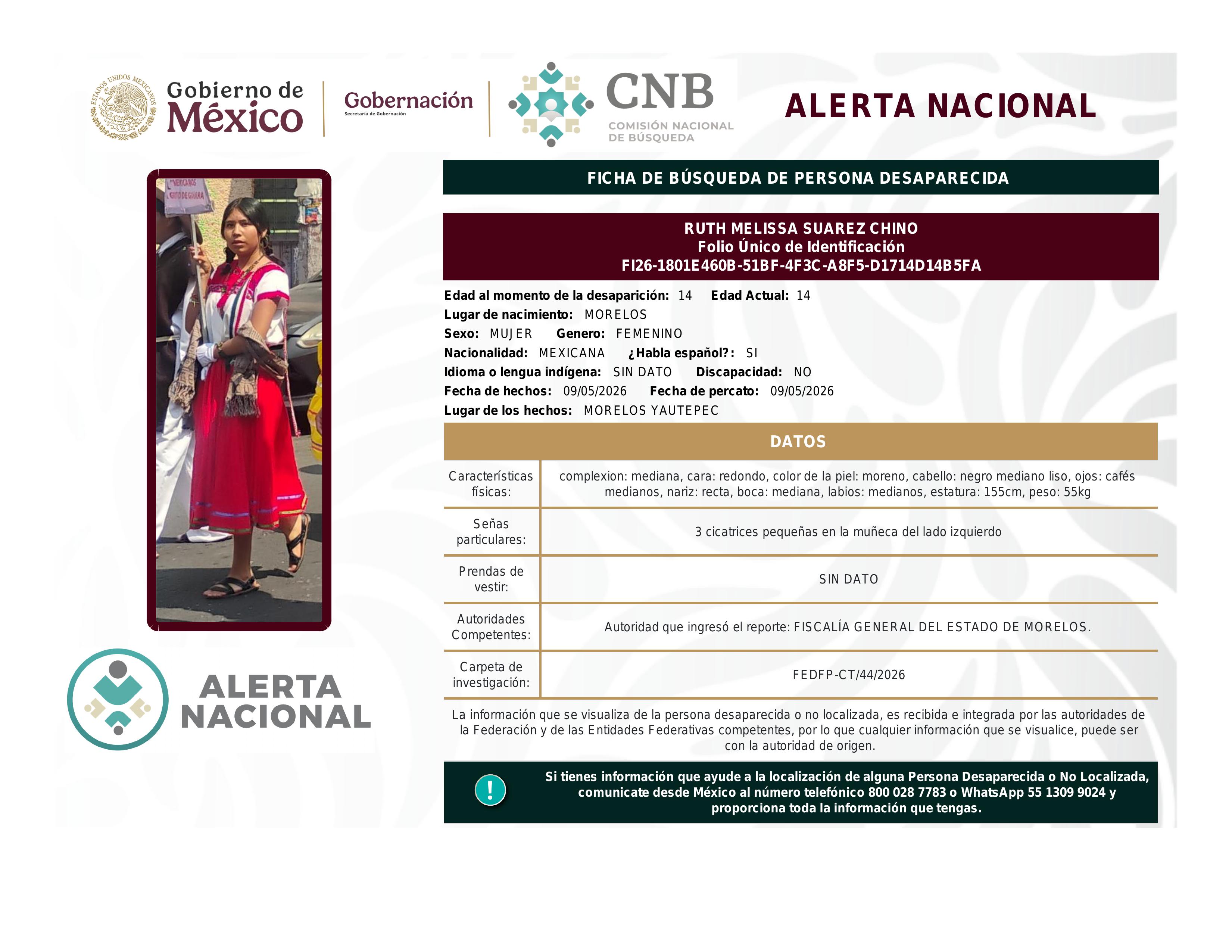 alerta nacional