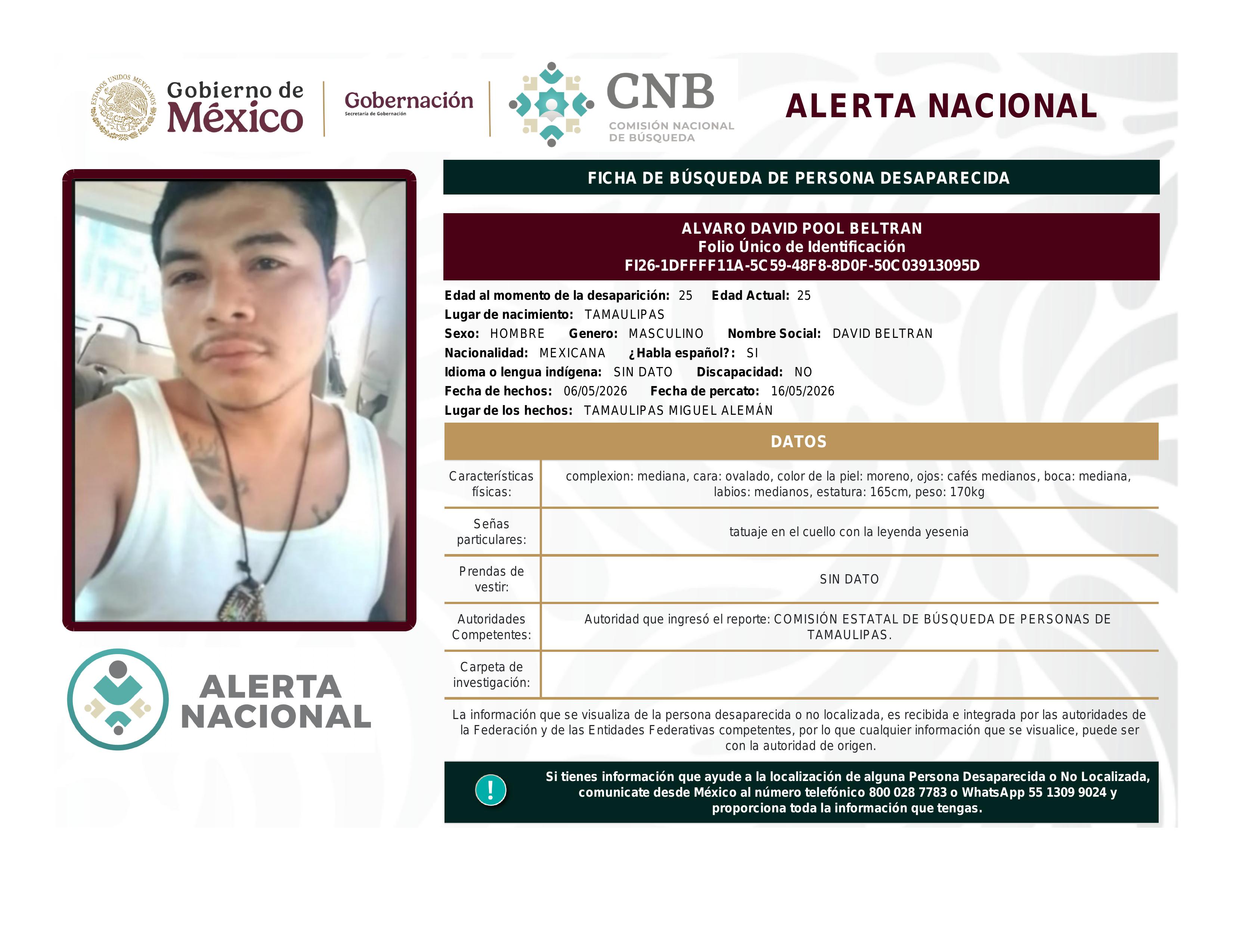 alerta nacional