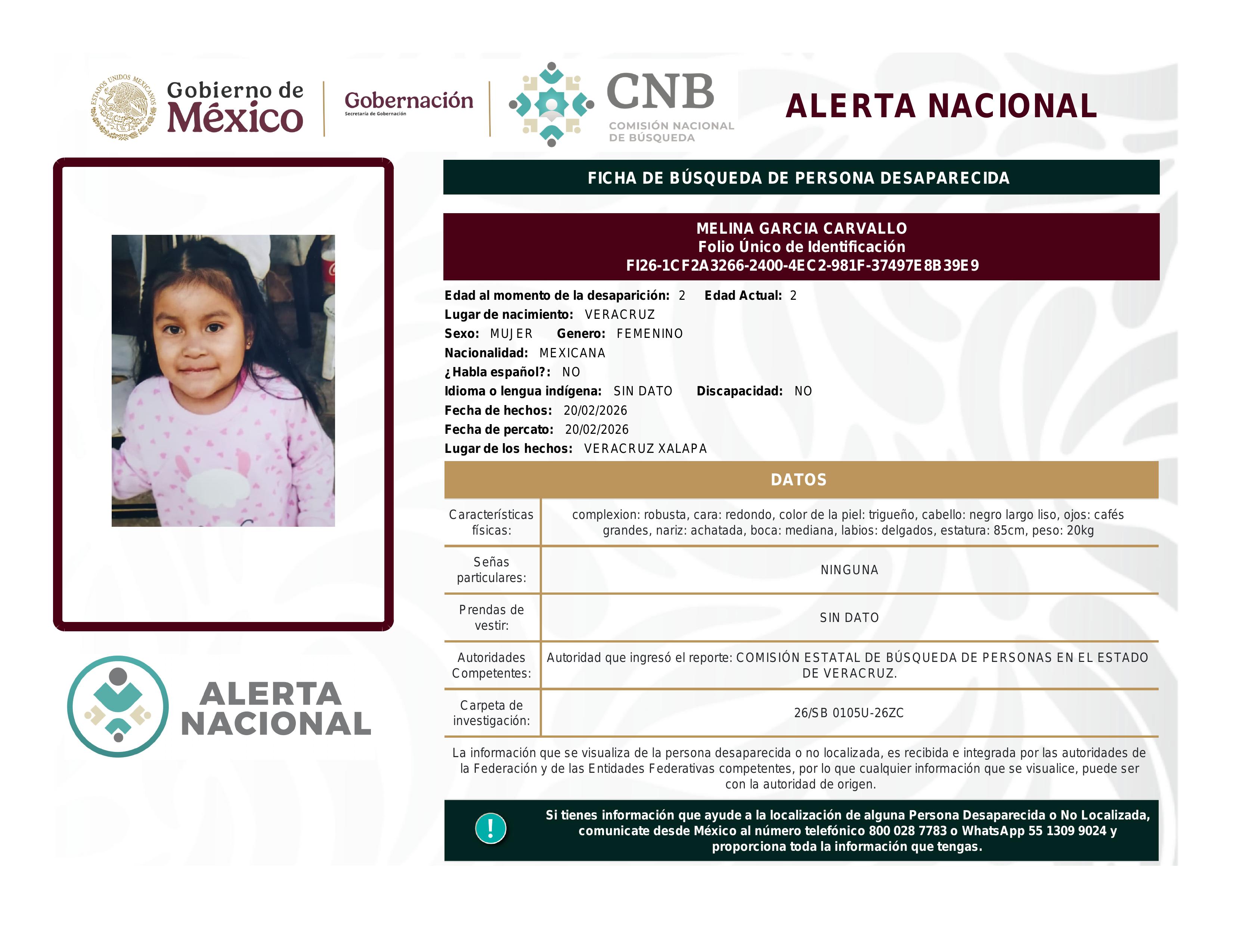 alerta nacional