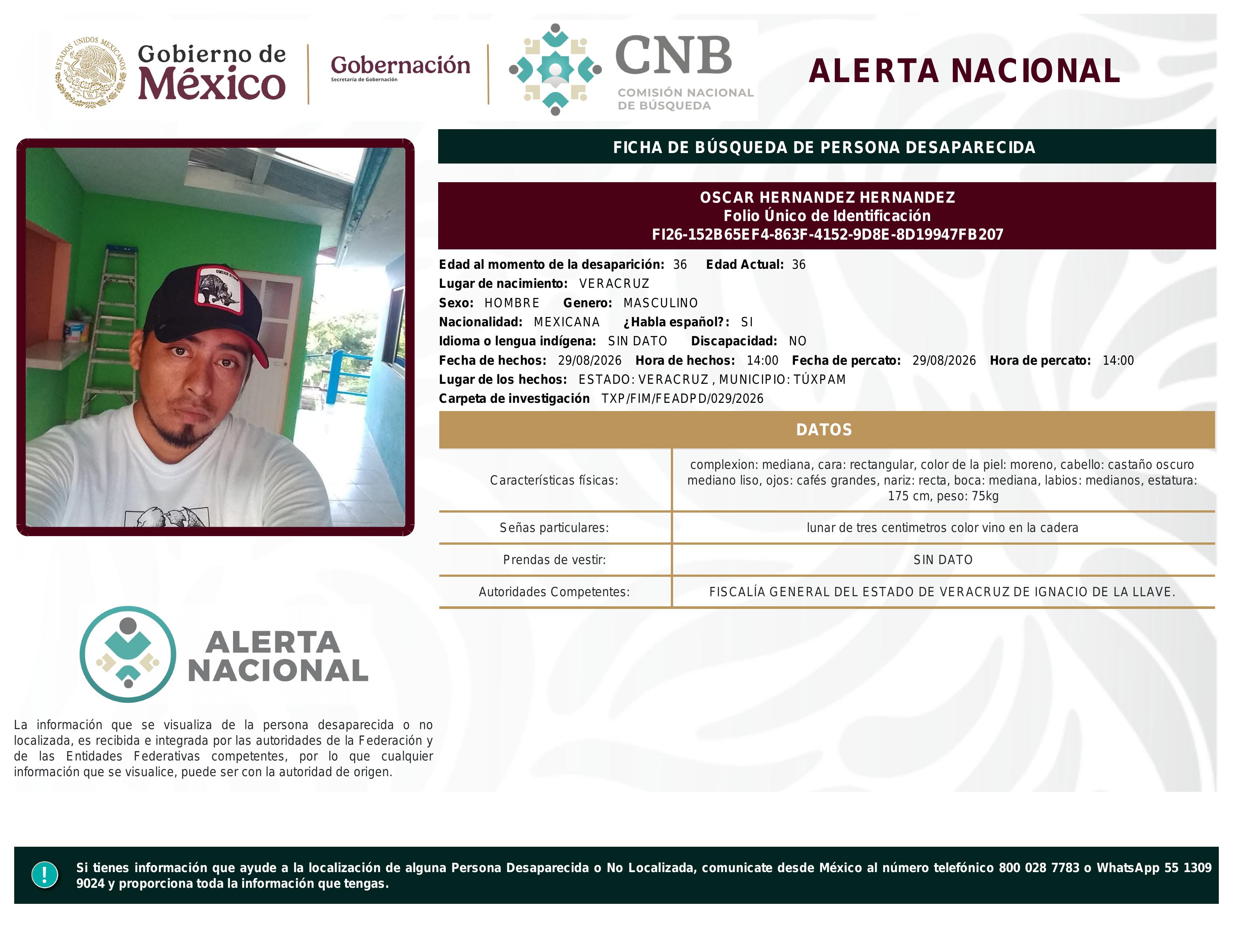 alerta nacional