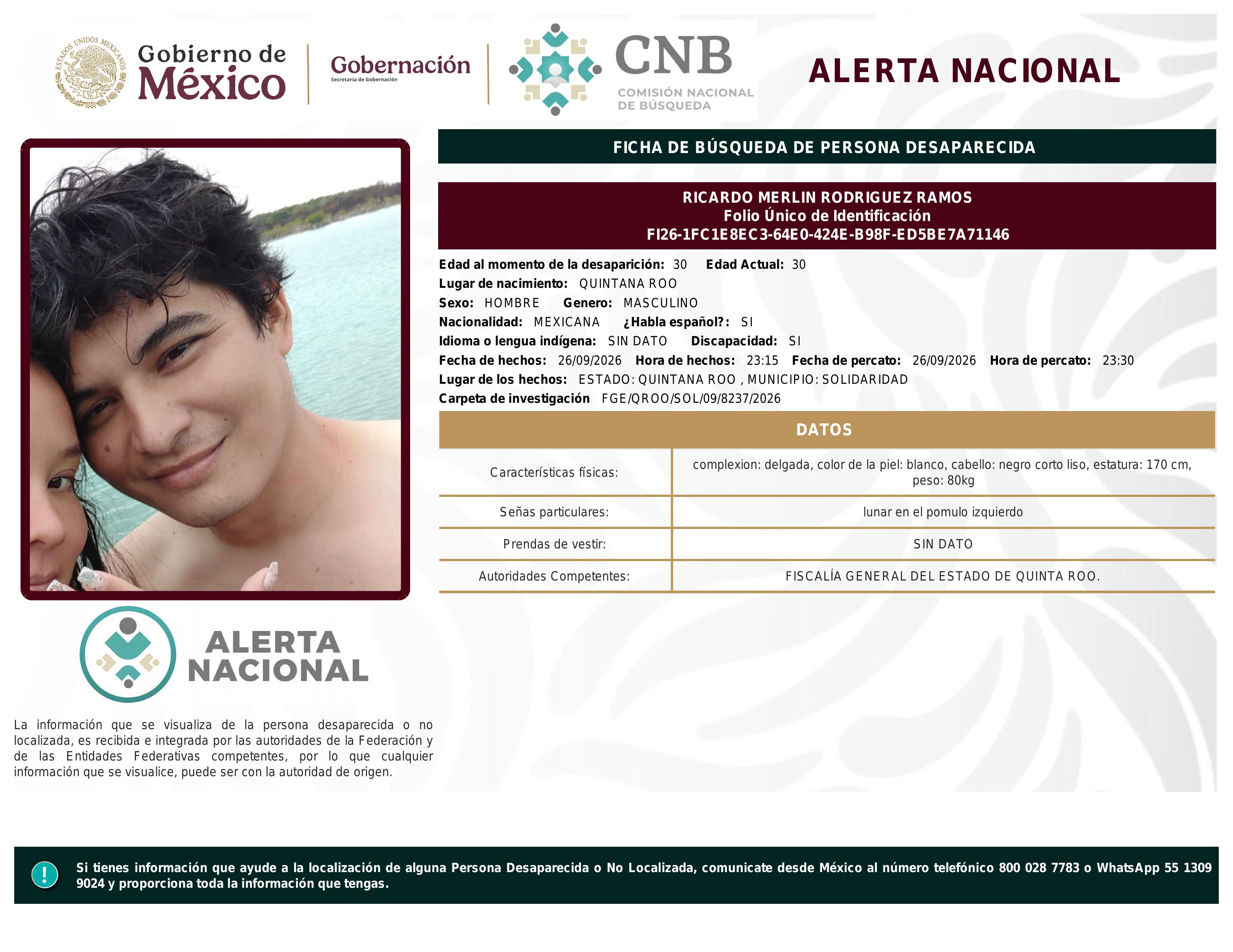 alerta nacional