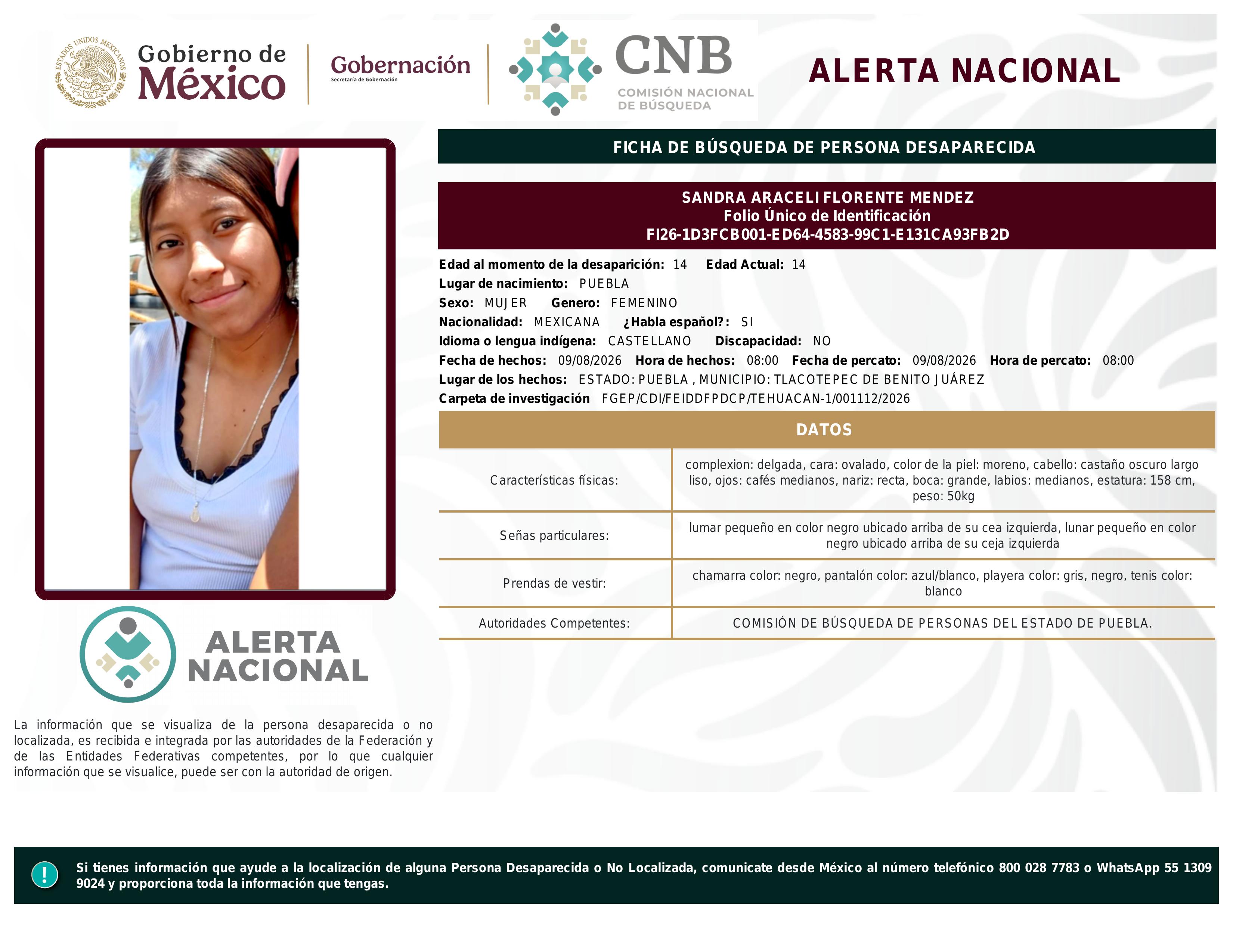 alerta nacional