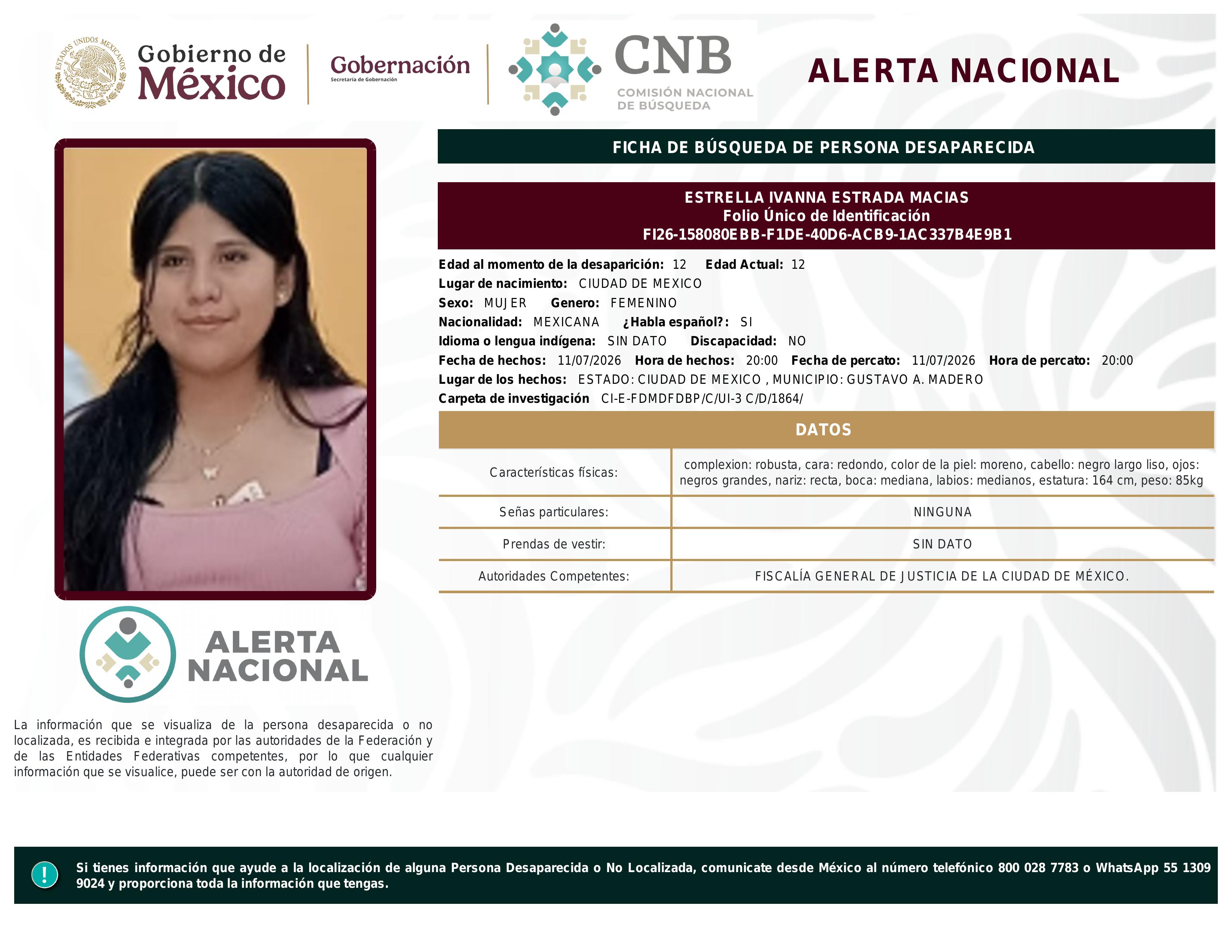 alerta nacional