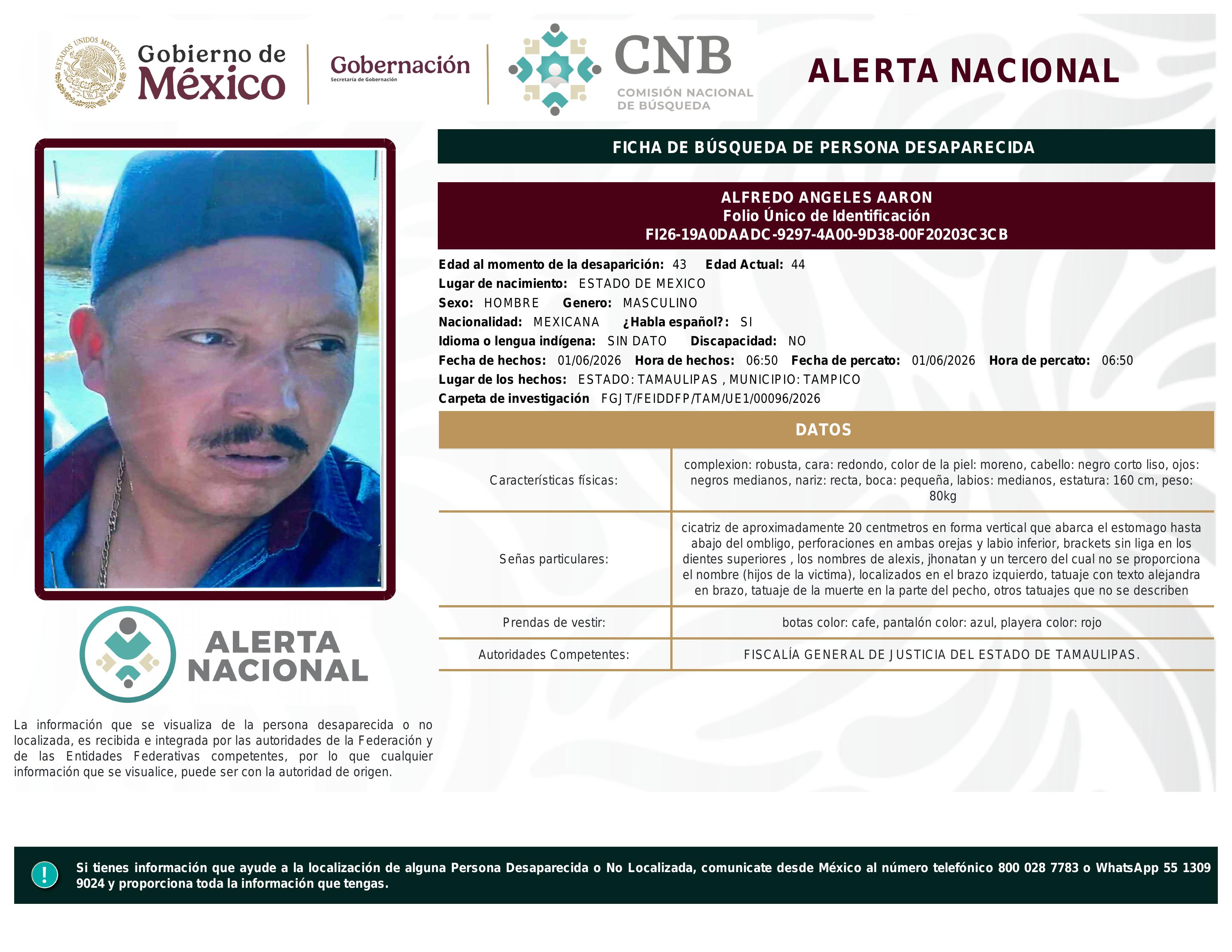 alerta nacional
